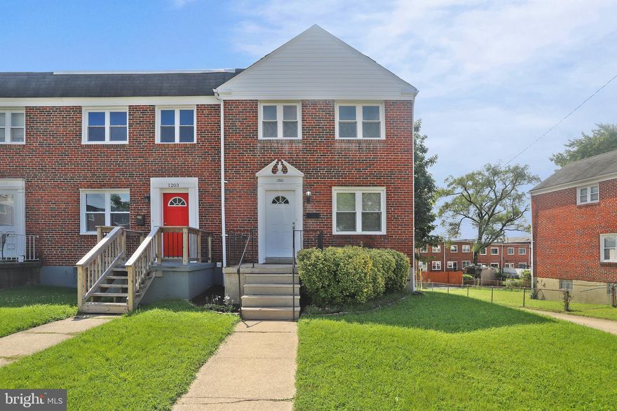 STOP RENTING when you can own this turn-key END-OF-GROUP for less than you pay for rent!   Fabulous and affordable, this home is picture perfect with gleaming wood floors throughout, new HVAC system, and is freshly painted from top to bottom!  Enjoy summer evenings on the deck overlooking the fully fenced rear yard.  The lower level family room has all new flooring and is a walk-out for tons of natural light.  There is a parking pad around the back for additional private parking as well.  If you blink, you may miss this one, so don't wait!
