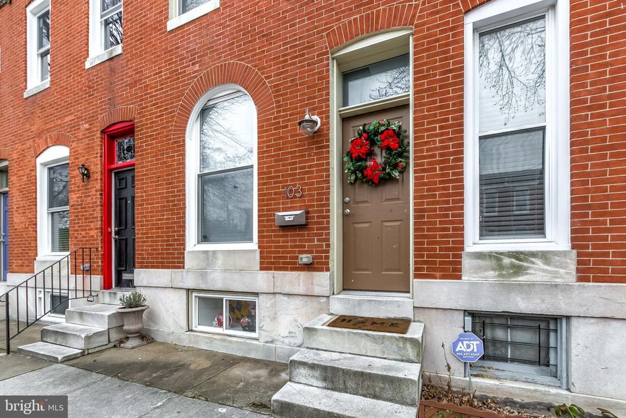 Welcome Home to this charming 3 BR 2.5 BA townhome located in Butchers Hill.  Completely renovated 5 years ago.  Hardwood floors throughout main level.  Eat in Kitchen offers plenty of cabinet space with granite countertops and stainless  steel appliances.  Large Bedrooms upstairs.  Finished basement.  Outdoor space perfect for entertaining.  Come see today!