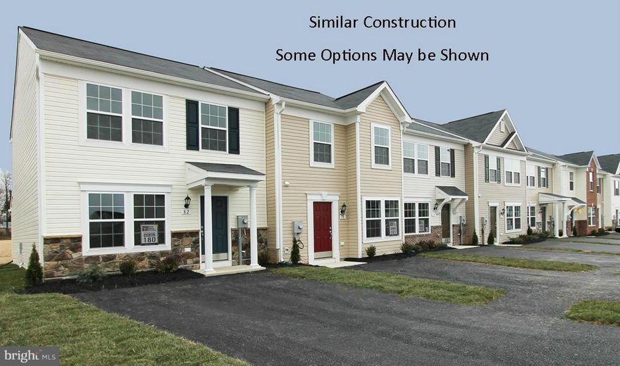 Dan Ryan Builders Manor Park offers a new set of Madison Townhomes. Affordable living with 3 bedrooms, 2 1/2 baths, efficiency & plenty of style with 2 story box bay windows! Upgraded island kitchen, Whirlpool and Lennox! Nice Owners Suite with walk-in closet, dual vanity bath. Storage shed. Double drive for off street parking. Right where you want to be near shopping, services, recreation & I-81!