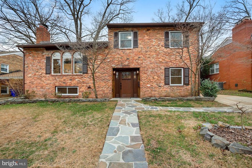 The home you have been waiting for!!! Meticulously brought back to life, this 1959 split-level home is now a fully renovated, light filled, open concept design with luxurious modern touches. Located in a quiet cul-de-sac in the Forest Glen neighborhood of S. Arlington, within easy access to most major attractions of the DMV area. With over $200k spent on renovations, this house will impress the most savvy buyers.  Almost everything is brand new!   Focus on quality is evident in the selections made throughout.  Two tone European custom kitchen cabinets with beautiful quartz countertops finished with custom shelving and tastefully designed wall tiles.  Farmhouse sink, brushed gold fixtures, pot filler over the stove, under-cabinet lights....no detail has been overlooked.  Kitchen also features a brand new GE Profile SS appliance suite.  Fully fenced in, spacious backyard with a large flagstone patio and extensive landscaping...a perfect place to socially distance with family and friends.  So many unique touches in every corner of this home.  Check out the closets and the sliding frosted glass panels hung by heavy duty hardware.  Exposed beams on the ceilings with plenty of LED recessed lighting throughout.  Two wood burning fireplaces surrounded by quartzite natural ledger stone.   Beautiful new  flooring throughout with wide plank oak on the main and upper levels. Each bathroom was carefully designed with finishing materials that give it style and character.  A brand new architectural shingled roof, all brand new windows, and a 16 SEER high efficiency with variable ECM motor HVAC combo maximize comfort and energy efficiency throughout the house.  Epoxy flooring in the utility/laundry room. The walk up attic has generous storage with fluffed fresh insulation....