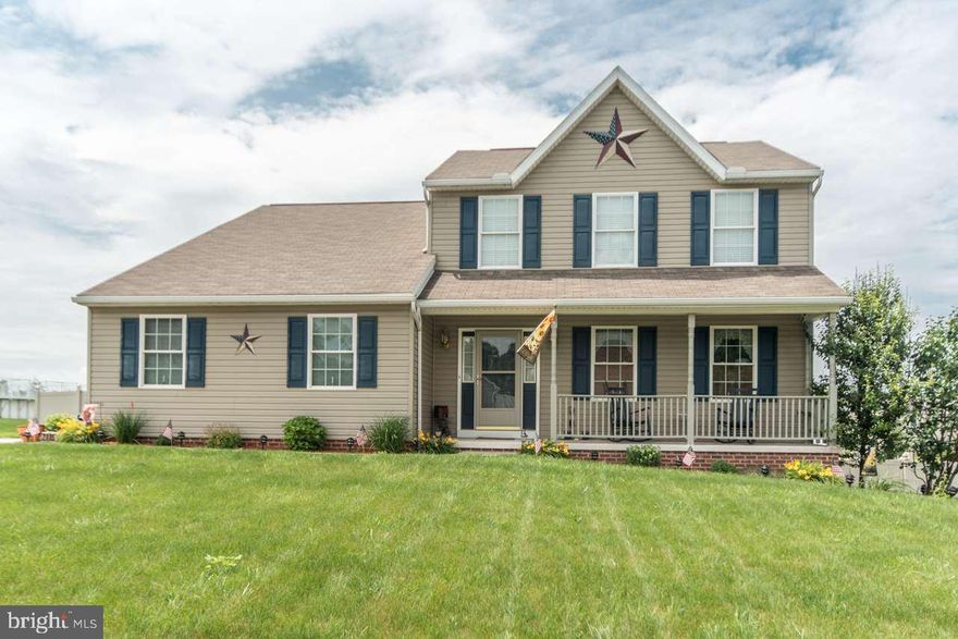 Relax & entertain in this 4BR/2.5 BA Colonial in West York Schools Large, fenced yard w/ in-ground pool- perfect for entertaining! Main Floor Family Rm w/ gas fireplace Eat-in KIT w/ sliding glass door leading to deck Finished walk-out bsmt Master BR w/ attached full bath 2 car attached garage. Convenient area close to schools/shopping/highways!