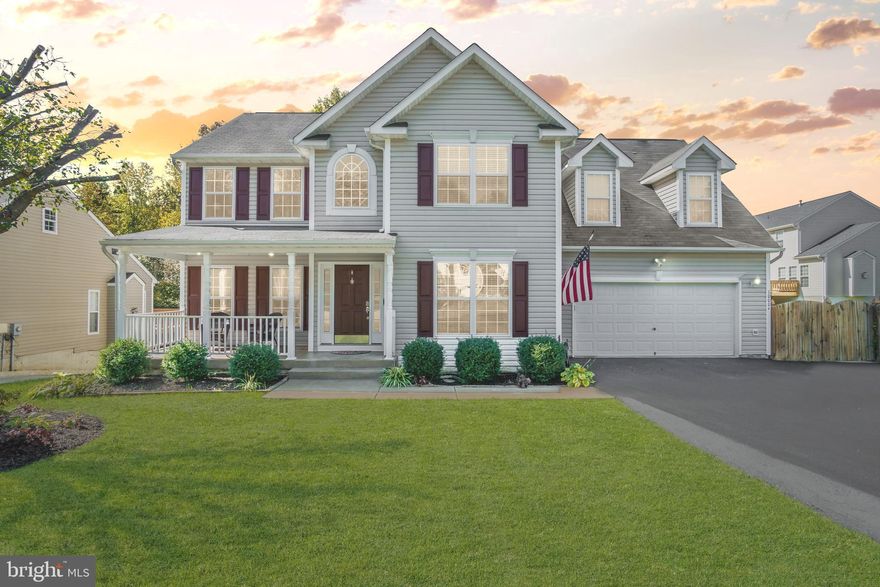 10004 Chesney Drive bridges the gap between tranquil retreat and convenient location. This modern, light filled home sits on an expansive flat cul de sac lot with a fenced backyard just outside of Downtown. The location is perfect for commuters. Everything you need is minutes away: minutes to I-95, a short commute to Quantico, less than 6 miles from shopping, restaurants, coffee shops, and entertainment. The property has been meticulously maintained and leaves nothing for the new owner to do but turn the key and move in. From the formal entry you walk into a large light-filled foyer with a home office & built-in storage area straight from a scene on HGTV. The modern dining area is perfect for a family dinner or for entertaining guests. The kitchen combines with the family room living space creating one roomy expanse. The fireplace keeps the openness of the family room feeling homey even with open space throughout the main level. The gourmet kitchen is centrally located and allows the cook in your home to create while still being part of the conversation, with a large butcher block island and room for stool seating. The bedrooms are spacious and well placed to give those staying in the master privacy. The master has plenty of closet space and easily fits a king bed. The master bath has both a standing glass shower and soaking tub. The basement, with entry to the backyard, is finished with a workout area, entertaining space & large custom bar with refrigeration & storage. The basement level walks out onto a pressed concrete patio, shaded and connecting to a pressed concrete sidewalk that takes you back to the front of the home. The low maintenance deck features a built-in canopy and both front and backyards are equipped with a sprinkler system to keep your outdoor spaces green. A Ring System conveys with the home that includes a Ring Doorbell, multiple outdoor cameras coving all doors, and motion lighting.     Every room in this home is large and inviting. Curl up by the fire in the open family room. Read a book in the shade on your spacious rear deck. Enjoy a few moments of quiet floating in the soaking tub in your luxury master bath. Come relax into your new home.