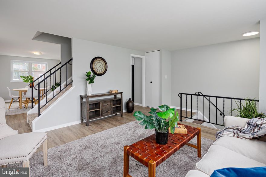 PICTURE PERFECT END-UNIT ROW HOME!  Enter into your sun-filled living area with brand new luxury vinyl plank flooring that seamlessly flows throughout the entire open-concept main floor.  Enjoy a newly remodeled kitchen with custom white shaker cabinetry, granite counter tops, and stainless steel appliances.  Upstairs you will find two generously sized bedrooms, a full renovated hall bathroom and a third bedroom which is your master suite with an ensuite half bathroom.  The walk-out basement has been fully finished and provides a ton of additional living space and also has a conveniently located half bathroom.  This home is ready for you to move right in - all you have to do is pack your bags.  House is vacant and easy to show so schedule your showing today!