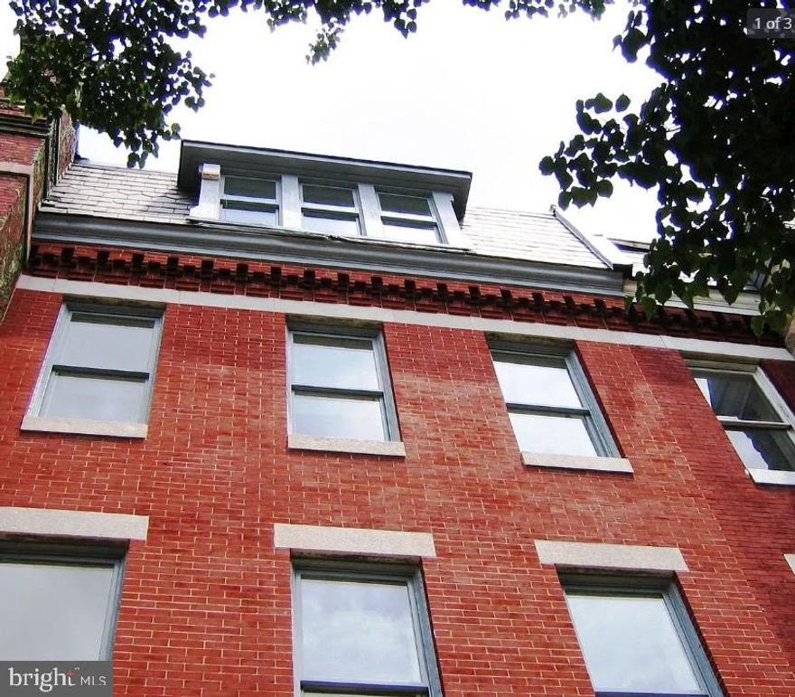 Live in Reservoir Hill on Historic Eutaw Place at an affordable price! This top level condo features two bedrooms, two bathrooms, a great living area and an outstanding outdoor deck.  The outdoor deck has unobstructed views of Baltimore and plenty of room for entertaining. Relax inside during the winter months near the gas fireplace.  Plenty of storage space in the condo and more down in the basement in your private secured area.  Cash or non-traditional financing options only.  Contact listing agent for more details.