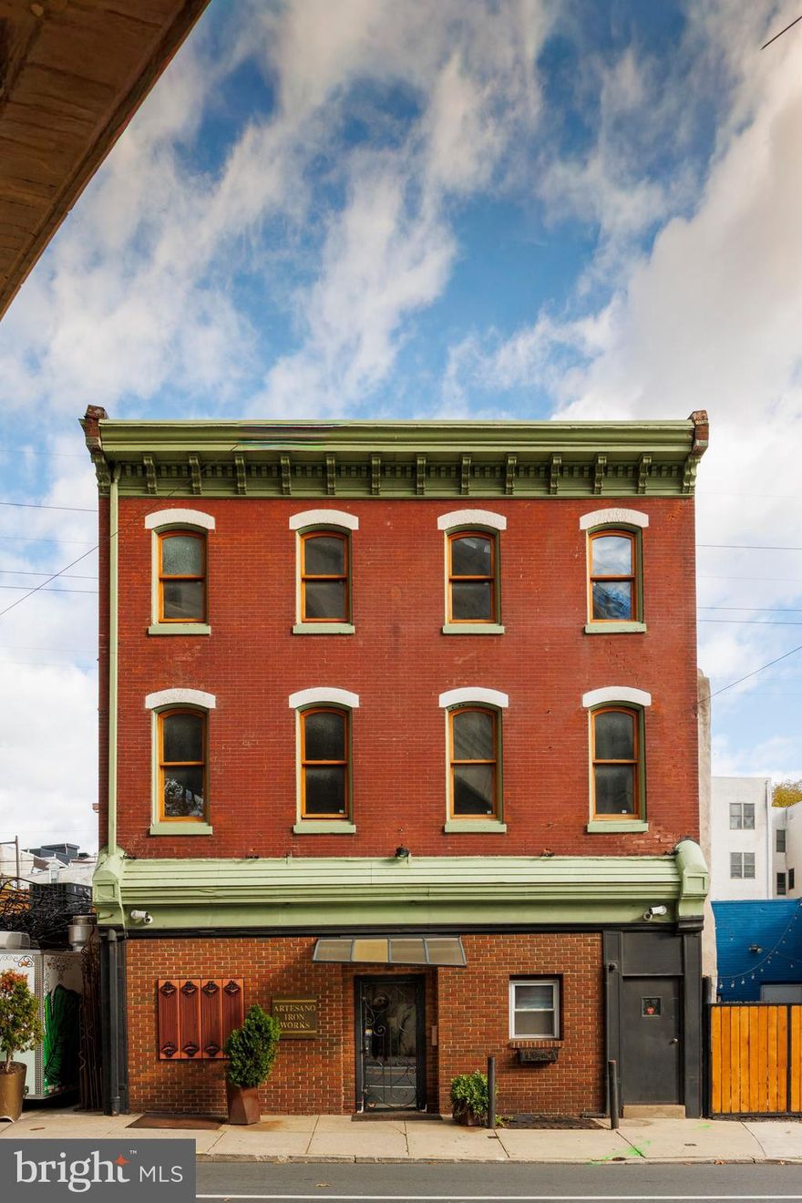 This is an extremely rare and unique opportunity to lease a standout property located just steps off Main Street in the heart of Manayunk. The three-story building, totaling 5,982 square feet, is newly zoned for restaurant use, opening the door for a wide range of hospitality and event concepts. The structure also supports the possibility of a future rooftop activation, creating even more potential for a multi-level dining or entertainment experience. Each floor provides ample space for creative build- out options, allowing a tenant to design a layout that supports retail, office, studio, specialty uses, or a full-scale restaurant. An unfinished basement adds valuable additional square footage for storage, operations, or future improvement depending on the tenant’s needs. The building’s proximity to Main Street ensures excellent visibility, walkability, and access to Manayunk’s vibrant mix of restaurants, boutiques, and residential density. Overall, it’s an ideal choice for tenants seeking historic character, convenience, and room to grow in one of Philadelphia’s most energetic neighborhoods.