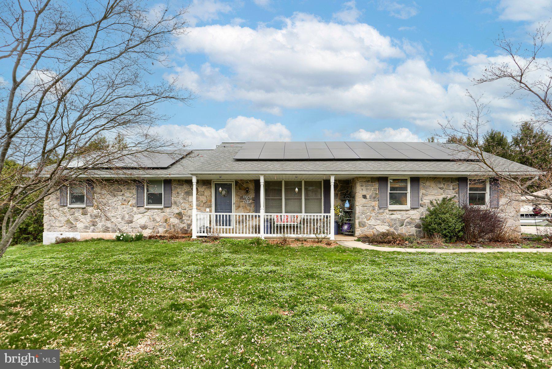 PLEASE NOTE THAT THE SOLAR PANELS WILL BE PAID OFF AT SETTLEMENT BY THE SELLER & UTILITIES HAVE BEEN UPDATED....APRIL & MAY ELECTRIC BILL WAS $11.39 FOR THE MONTH!!
Welcome Home to 173 Schoolhouse Road!! This lovingly maintained home has had one owner who built the home. This beautiful ranch offers 3 bedrooms and 3 full baths with the ease of one floor living which is great for a new family or someone looking to downsize. Additionally over the past 3-10 years the kitchen was remodeled along with the addition of a mudd room where the washer and dryer are located. The flooring has been updated on the main floor along with new vanities in the bathrooms as well. The huge bonus to this home is the updated lower level which included new carpet, windows, doors, walk-in closet, and a kitchenette was added along a full bath which is great for an in-law suite!! A new heat pump was installed along with a water heater and the basement was water proofed which offers a lifetime warranty.
You will find the deck to enjoy outdoor gatherings and leads out to a huge backyard great for kids to enjoy along with a shed for additional storage and there is a sandbox under the deck as well.
There are solar panels and you will find additional information in the documents section.