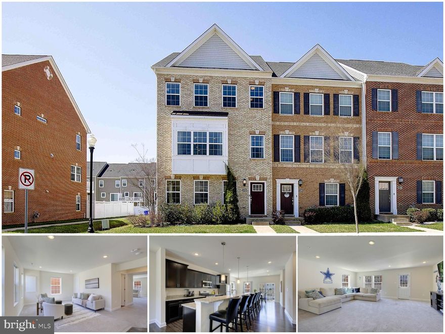 Beautiful 3-level townhouse with 3 bedrooms, 2 full bathrooms and 2 half bathrooms in the sought after Stonehaven community!  Bright and airy end unit that is flooded with natural light.  The entry level has large family and living rooms with a that offer plenty of space for family and friends.  The perfect level to watch the big game! The second level has a great open concept and the kitchen has granite countertops with tons of counter space, a large bar top countertop with plenty of seating, stainless steel appliances, a gas stove and LVP flooring.  Kitchen is open to the dining area and second level living room making this another great level to entertain.  A large panty, butlers pantry and half bath complete the second level.  On the top level you will find the master suite, with decorative crown molding, a large walk in closet, and a master bathroom.  The master bath has beautiful tile floor, tile shower with a bench, and a dual vanities with granite countertop.  Another 2 bedrooms with a nice guest bathroom with tile floor and tile shower.  Laundry room conveniently located on the top level.   Nice fenced in backyard gives you some private outdoor space.  Private parking spaces behind the home.  Community has a playground, community club house and community pool.