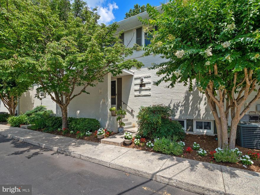 This bright and spacious townhome is hard to find in this premier location with all that Bethesda has to offer. Three finished levels  have been tastefully renovated with plenty of natural light in each level. Enter the large space of the living room that flows into the open concept dining room with a large updated kitchen. Upstairs you will find 3 bedrooms and 2 beautifully renovated bathrooms, one of them is privately accessed from the primary room. The finished walkout lower level is home to a large family room, a 4th bedroom, and a full bath which are perfect for the privacy of your guests or for home office. This level opens to a secluded rear outdoor space with patio overlooking a serene private yard where the family can enjoy summer gatherings. The home is tucked in a sweet spot in the community in a quiet cul-de-sac with two perfectly located parking spaces just in front of the main entrance. This amazing neighborhood is located in a prime area surrounded by so many amenities, and walking distance from the French International School Rochambeau. Abundant access to trails and parkland. Close to several Metro stations, minutes to Downtown Bethesda, DC, Virginia, and easy access to the beltway. Public ride-on buses and school bus stops are just around the corner.