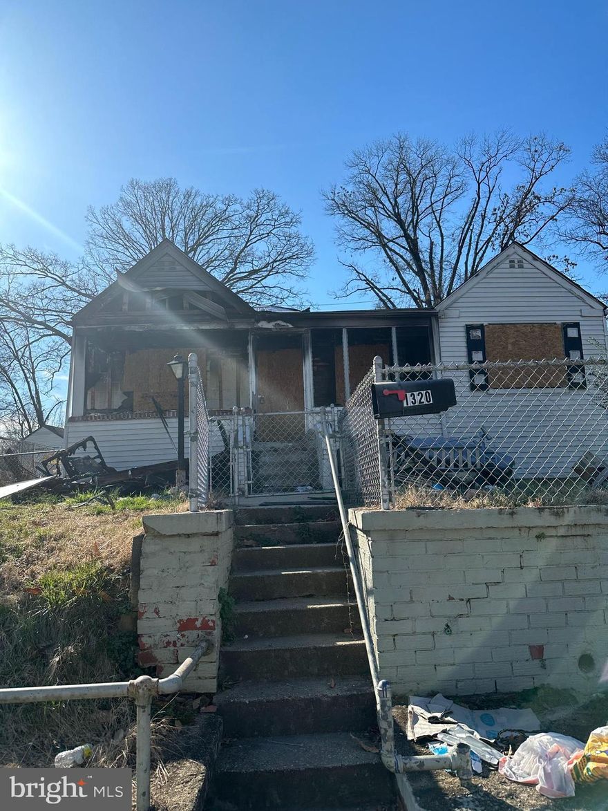 Sold as is, looking the right investor to bring this home back to life! The first floor was severely damaged and will need a total rehab. The basement is still in good condition.  Cash or Hard Money required! Please have all offers submitted by at Saturday 8p. Multiple offers have been received.