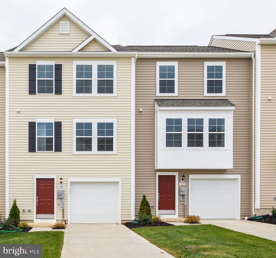 New Townhomes in Jefferson County with Views of the Blue Ridge Mountains! The York II offers both beautiful and efficient living space! The 1 car garage leads into a comfy rec room and FULL BATH on the entry floor. The first floor includes a modern kitchen with trendy, sought after finishes, and leads into a spacious living room for entertaining. The large 8ft morning room is an excellent way to personalize square footage on all three levels. The second floor is your personal oasis with an owner's suite, walk-in closet, and spa like bathroom with two additional bedrooms located at the front of the home. Photos and virtual tours are representative. Specific homes will vary. Don't miss out on this great townhome!   ****OFFERING UP TO $9,500 IN CLOSING ASSISTANCE WITH THE USE OF PREFERRED LENDER AND TITLE****