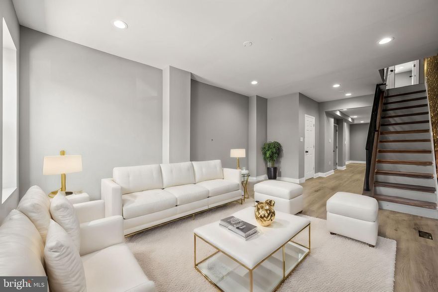 Welcome to 1933 E Somerset St, a fully renovated 3-bedroom, 1.5-bathroom gem nestled in an emerging part of Kensington. This home exudes modern luxury with a striking black brick exterior and recessed lighting throughout. Enjoy the comfort of central air and the elegance of luxury-style cabinetry paired with black Calacatta countertops in the kitchen. The living room features an exposed brick accent wall, adding character, while wood laminate flooring spans both the first and second levels. Upstairs, you’ll find three spacious bedrooms and a pristine full bathroom with marble tile, and sleek black fixtures. The upgrades continue with new electric, HVAC, and windows. Step outside to a large concrete patio, perfect for entertaining, complete with a new white vinyl fence for added privacy. Situated near Fishtown, Northern Liberties, downtown, and public transportation, this home offers both style and convenience. Don’t miss the opportunity to make this exceptional property yours!