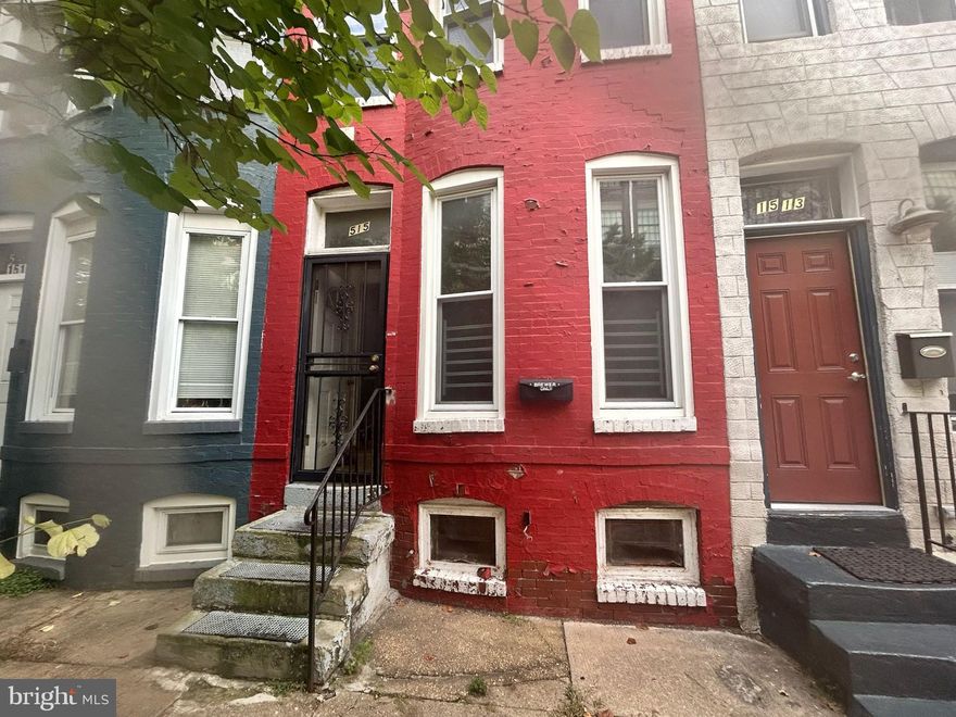 Urban charm meets opportunity!
Unlock the potential in one of Baltimore’s hottest neighborhoods! This home is full of urban charm and ready for your vision – bring creativity and make it yours. Prime location, energy, and opportunity await. Sold as-is!
