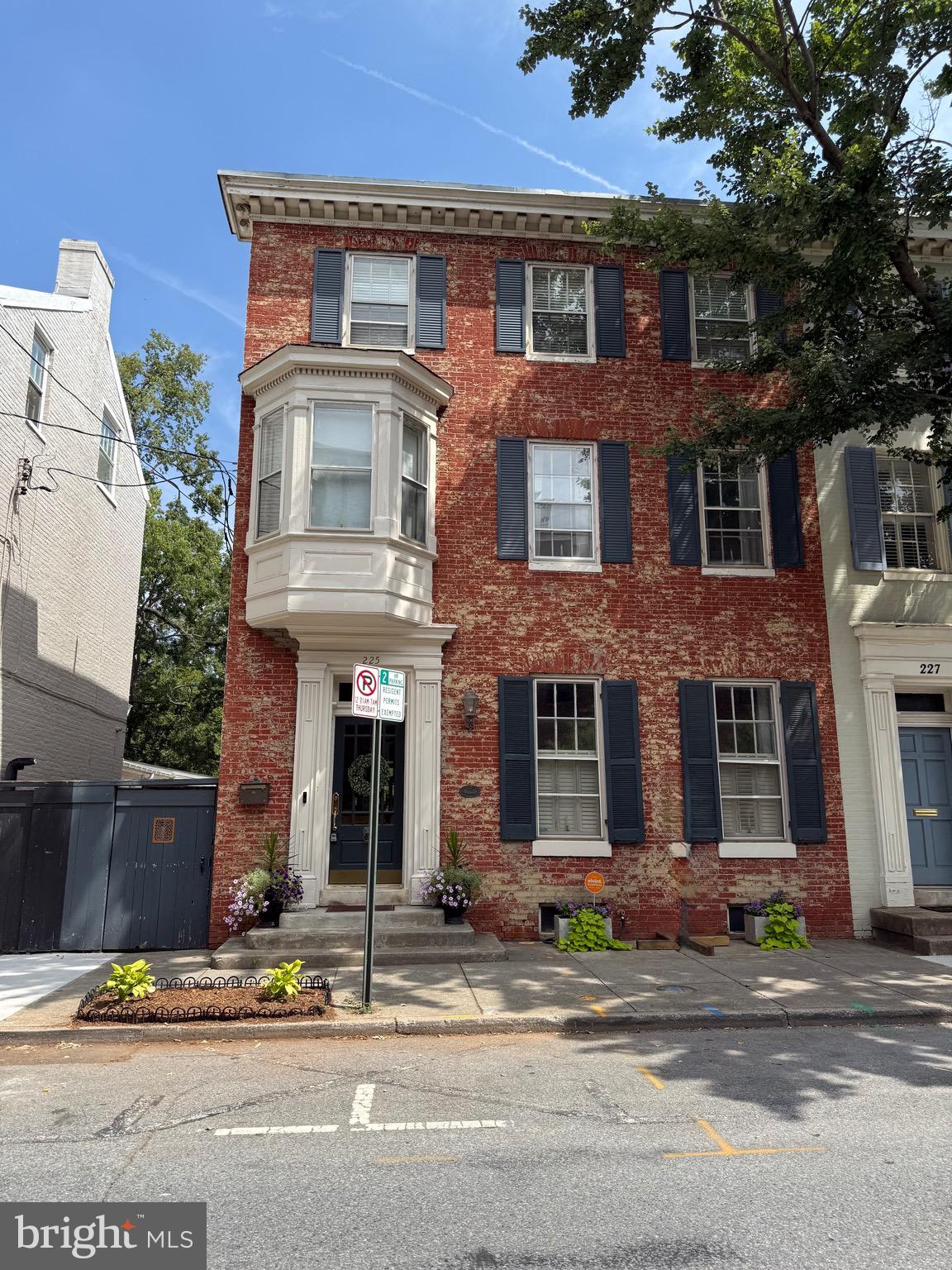 PHOTOS WILL BE UPLOADED 7/31! Rare opportunity to own this prestigious historic end-unit townhome in the heart of vibrant downtown Frederick! This beautifully preserved landmark blends timeless architecture with modern updates, featuring classic moldings, hardwood floors, soaring ceilings, and abundant natural light. The formal living room offers exposed brick and fireplace, while the dining room includes custom built-ins and wine fridge. The renovated chef’s kitchen is appointed with stainless steel appliances, granite counters, center island, wall oven, gas range, microwave drawer, skylight, and custom cabinetry, all opening to a professionally designed courtyard with koi pond, stone bar, and seating wall. The main level includes a spacious bedroom, office, and full bath—ideal for an in-law suite. The luxurious primary suite is a true retreat, featuring exposed brick and a fireplace with a spa-inspired en-suite bath with a charming bay window seat. The suite also boasts thoughtfully designed his-and-her closets: a stunning custom dressing room for her, complete with built-ins, glass-front cabinetry, and elegant display shelving, and a separate walk-in closet for him with tailored storage solutions. Every detail has been curated for style, comfort, and functionality. Additional bedrooms, full baths, laundry, office, bonus room, and private balcony complete the upper levels. Exterior highlights: fenced courtyard, 2-car detached garage, 3 additional parking spaces, and 2 paid street parking spaces—a rare amenity for downtown living!
Located steps from the new Visitation Hotel and Wye Oak Restaurant, and walking distance to Carroll Creek, restaurants, shops, parks, and theaters. Easy access to I-70, I-270, Route 40, and MD-180.