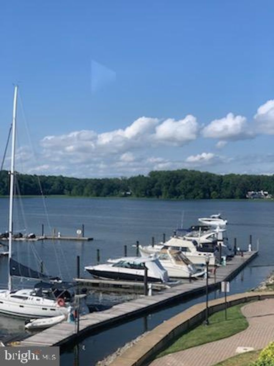 Luxury living overlooking the marina!  Two bedroom, two full bath condo on the second floor, overlooks the  Occoquan River!  Just painted throughout with brand new Stainless appliances and sparkling backsplash with under cabinet lighting!   The gas range/oven features 5 burners with a built-in microwave overhead. French door refrigerator with ice maker and ample space for food.  There is a seperate dining room with chandelier. The centrally located family room has a fireplace with ceiling fan and opens into the year around sunroom with 180 degree views of the water and lots of natural light.  Another ceiling fan completes this space.   The large bedrooms have water views and ceiling fans for added comfort.   The primary bedroom has an ensuite bathroom with shower and a walk in closet.  New washer and dryer in it's own laundry room.  Hardwood floors gleam under new area rugs in all the rooms.  New lighting throughout with a modern touch.  Coveted, private storage area just outside your door - not in the garage.  One of only a few units with TWO assigned parking spaces in the convenient underground garage, steps from the elevator.  Beautiful lobby for greeting guests.  Exercise room in the lower level.   Outdoors is a gazebo and pavillion along the brick pathways to enjoy.  Community pool access.  Unique Boutique shops line the street outside, waiting for you to discover them.  Join the Freedom Boat Club or spend lazy days relaxing by the water!  VRE, I95, Route 1 close by as are shops and restaurants.  Easy access to get to points North or South.  HURRY - only unit available in building 500!