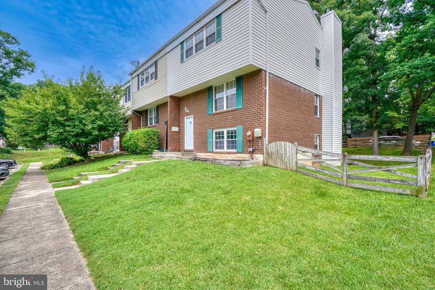 MULTIPLE OFFERS RECEIVED. OFFER DEADLINE SUNDAY 7/23 at 7PM. Welcome home to this charming end unit townhome in the heart of Perry Hall! Step into the tall foyer and up into the updated kitchen with new everything. Head into the large open living/family room area with lots of natural light. Upstairs has three bedrooms including a primary suite for your enjoyment, and two more nicely sized rooms with an updated hall bath. Saunter downstairs to the basement and there you'll find another perfect bedroom/office space, another half bath, and a wonderful basement recreation space with fireplace. Backyard has so much space in back and on the side - a perfect place to enjoy evening with friends. All nestled on a quiet cul de sac with plenty of parking, and moments away from shopping, restaurants, and tons of parks. It's a good life!