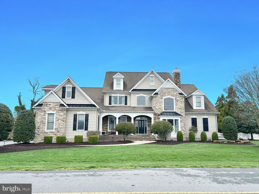 Welcome to luxury living at its finest in the prestigious neighborhood of Captains Hill, West Ocean City. This stunning residence offers the epitome of coastal elegance, boasting over 6,000 square feet of meticulously designed living space.
Upon entering, you'll be greeted by a grand foyer leading to an expansive floor plan adorned with exquisite details and unparalleled craftsmanship. With 4 bedrooms, including a coveted first-floor master suite, 4 full bathrooms, and 3 half bathrooms, every comfort has been carefully considered.
The heart of the home is the gourmet kitchen, featuring granite countertops and Viking appliances, perfect for culinary enthusiasts and entertaining alike. Seamlessly transition to outdoor living with a large saltwater pool surrounded by a paver patio, outdoor gourmet kitchen, and inviting firepit area, creating an oasis for relaxation and leisure.
Indulge in quiet moments of reflection in the private library or host gatherings in style at the full wet bar off the kitchen. Each bedroom boasts its own private bathroom and walk-in closet, ensuring luxurious comfort for all.
Additional features include geothermal heating for eco-friendly efficiency, a dedicated gym area to maintain an active lifestyle, and a home office providing a tranquil workspace. Brand new carpeting adds a touch of luxury throughout the home.
With a 3-car garage offering ample storage and NO HOA fees, this residence provides the ultimate in convenience and freedom. Experience the allure of Captains Hill living - where coastal charm meets unparalleled luxury. Schedule your private showing today and make this extraordinary residence your own.
