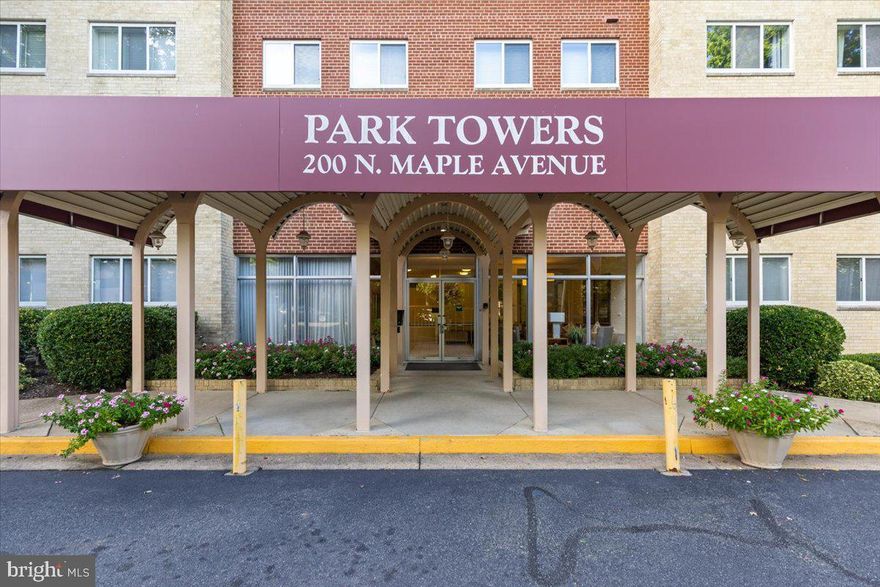 Welcome to Park Towers – A Falls Church Gem!
Discover this sun-drenched, move-in ready 2-bedroom, 1-bathroom condo located in the vibrant heart of Falls Church City. With freshly painted walls and beautiful hardwood floors throughout, this peaceful and desirable unit offers the perfect blend of comfort, convenience, and charm.
Step into a bright and spacious living room, seamlessly connected to a dedicated dining area and a sunny kitchen featuring a gas stove and plenty of cabinet space. Both bedrooms are generously sized and boast multiple large closets, with additional storage available throughout the unit.
Enjoy your morning coffee or unwind after a long day on your huge private balcony, offering tranquil views and fresh air – your own outdoor retreat right at home.
This home has so much to offer from dedicated parking spots, Laundry on every floor + commercial-grade machines available, minutes to restaurants, shops, cafes, farmers market, library & City Hall, East Falls Church & West Falls Church Metro (Orange & Silver lines) Close to Rt. 66, I-495, W&OD Trail, Tysons Corner, the Pentagon, Washington DC, and Amazon HQ2
Condo Fee Includes: ALL utilities (except internet/phone/cable), water, sewer, trash pickup, snow removal, exterior maintenance & insurance, landscaping, and access to the community pool. Rare opportunity to own a stylish, low-maintenance home in one of Northern Virginia’s most sought-after locations.
