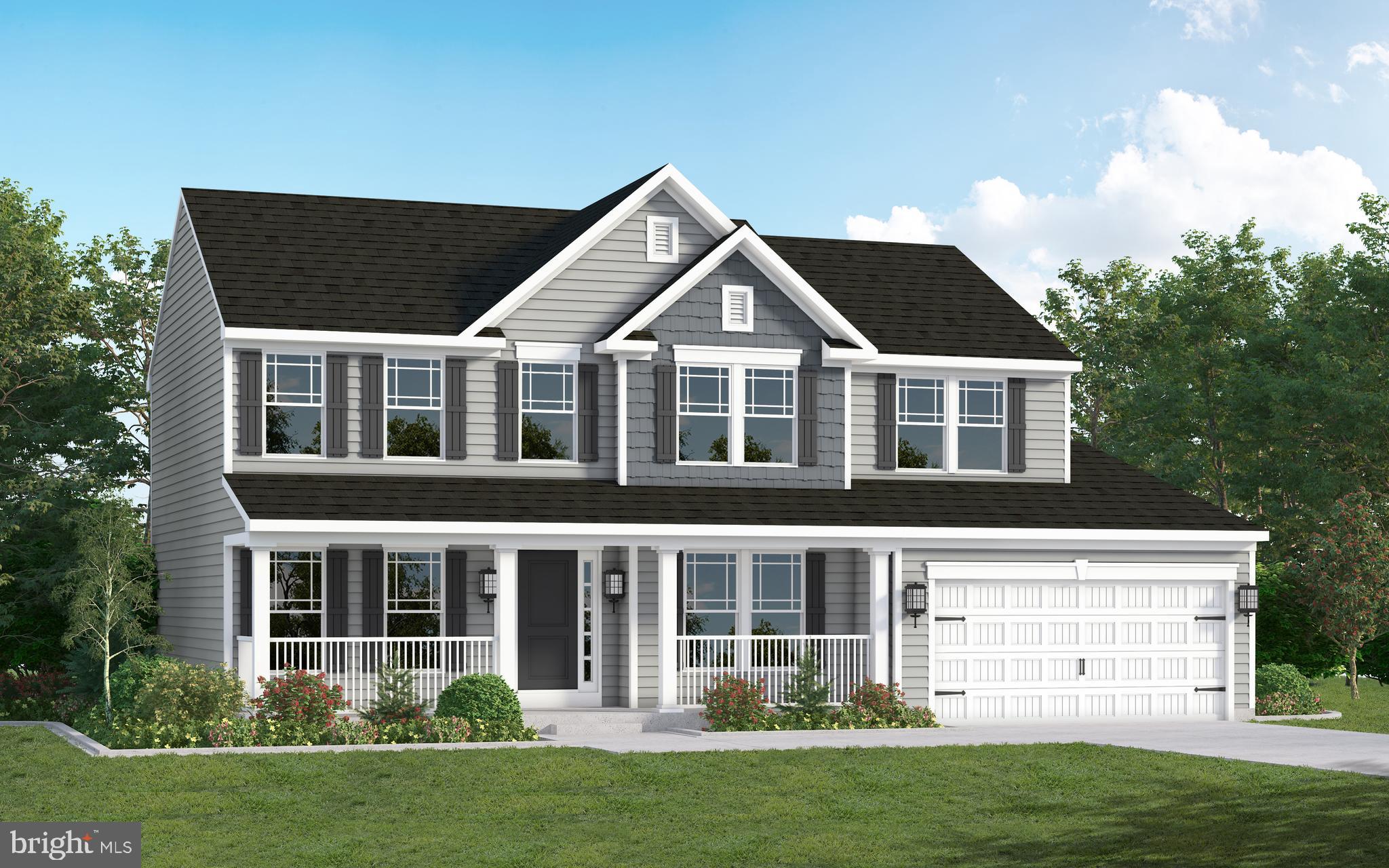THIS HOME IS UNDER CONSTRUCTION!!!
As you walk into the beautiful Raleigh you are greeted by a large, open foyer. The whole first floor flows through itself as you easily move past the formal living room and dining room, on either side, to an open-planned great room with fireplace, breakfast, and kitchen. The Kitchen is spacious with an abundance of cabinets, a reach-in pantry, and an kitchen island; makes storage and organization plentiful and easy. The first floor also features a powder room. The second floor includes the Owner's Suite, 3 additional bedrooms, and a hall bath. The owner's suite is a spacious bedroom with a private walk-in closet and bath. Through double doors, you find the Owner's Bath, which comes standard with two separate vanities, a large shower, and a reach-in closet with shelving for linens.