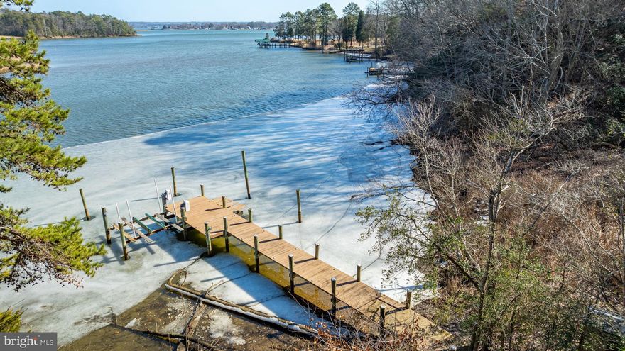 Don't miss this private oasis on the water. This beautiful waterfront home has it all. Sit almost anywhere in the house and have a gorgeous view of the Indian Creel all the way out to the Patuxent River. High on a hill the views are magnificent of the entire creek. Sit on your screened in porch and have coffee in the morning, or on your large deck overlooking the view to the river or on the covered balcony off of your master bedroom also overlooking the creek and river. Views also from the family room and living room and Master bedroom and 2nd bedroom. Property has 4 bedrooms 3 baths and 2554 sq ft of living space. Full gourmet kitchen with all appliances and ample cabinet and pantry storage. High ceilings on first floor give this house a very contemporary feeling and makes it great for entertaining. 2 car+ attached garage keeps all of your toys under roof and still have plenty of room in your driveway for guests. Drive way is shared with only one other house and has an agreement which deeds with the sale. Home has a pier with boat lift and slips for at least 2 boats . Pier conveys with property . Nothing on 3 sides of the home except privacy. Home served by public water and private septic. No HOA and it also has a back Generator (Generac) in case of loss of power . 2 zoned heat pumps and a backup gas furnace.  Steps have been constructed to the pier and are in very good condition as is the pier. Owner wished to rent back for 30 days after closing. This type of property is rare to find with the privacy and the view as well as being waterfornt.  3,67 acres of pure fun, very little grass to maintain, just waiting for you to kick back relax and enjoy.