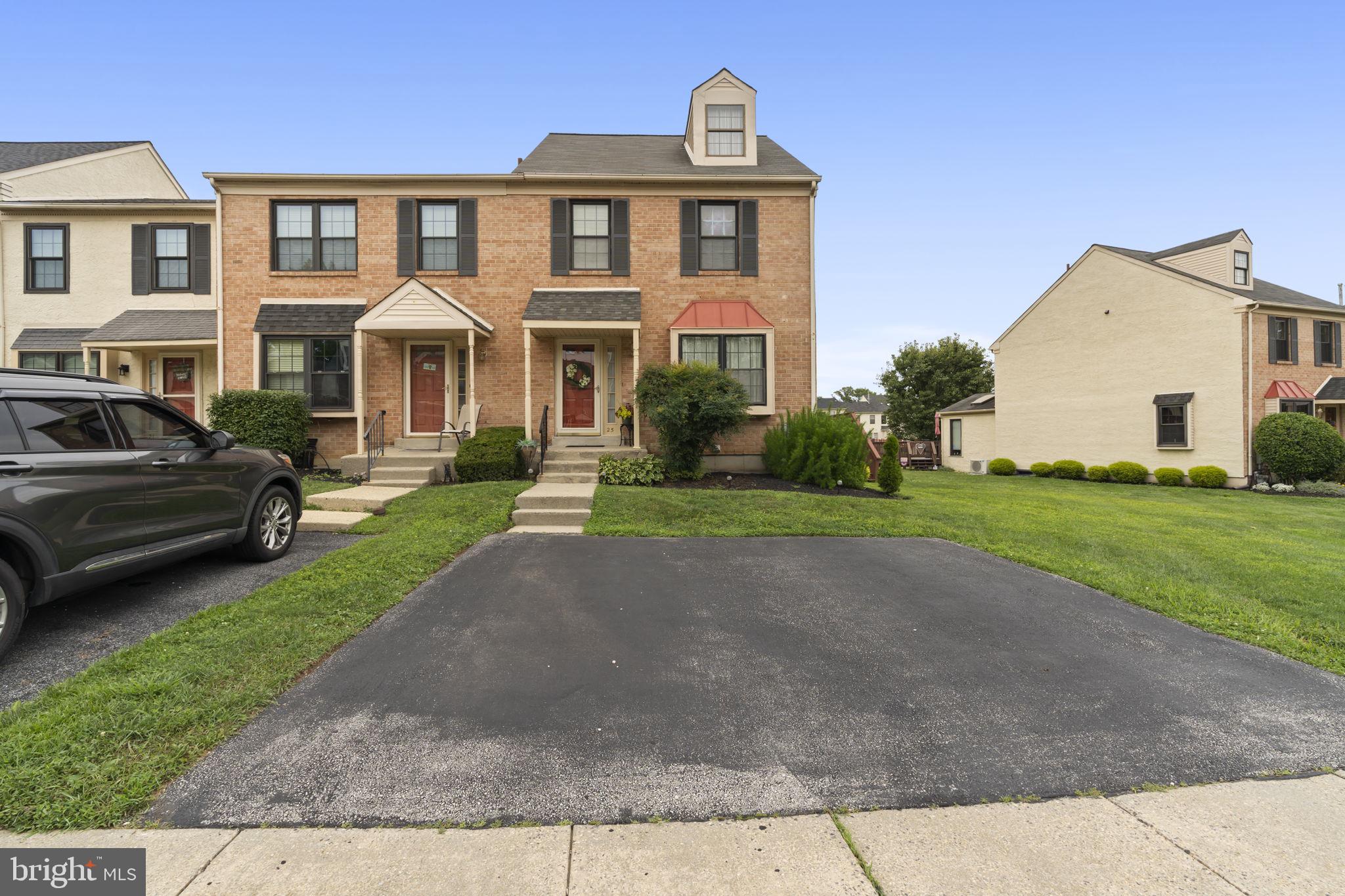 Welcome to this charming End Unit Townhome with 2 BD and 1 ½ Bath ,located in the Cambridge Square community. Take note to the tile entrance that leads to the kitchen. The Formal living room, has plenty of space to entertain and social gatherings. Powder room on 1st floor is clean and fresh, Transition into the heart of the home, the eat-in kitchen boasts ample cabinet and counter space. Exit rear kitchen door to a huge deck overlooking the large back yard. The second floor offers 2 large bedrooms with a shared full bath. 2nd floor is drenched in natural light with spacious closets share a large bathroom with double sinks and a linen closet. The fully finished basement offers extra living space and features a newer carpet, laundry room , storage space. Located in the Penn-Delco school district, close by to the many shops and restaurants of Brookhaven, Media and surrounding towns. Approximately 15 minutes to the Philadelphia International airport, and less than 30 to the cities of Philadelphia and Wilmington, DE.