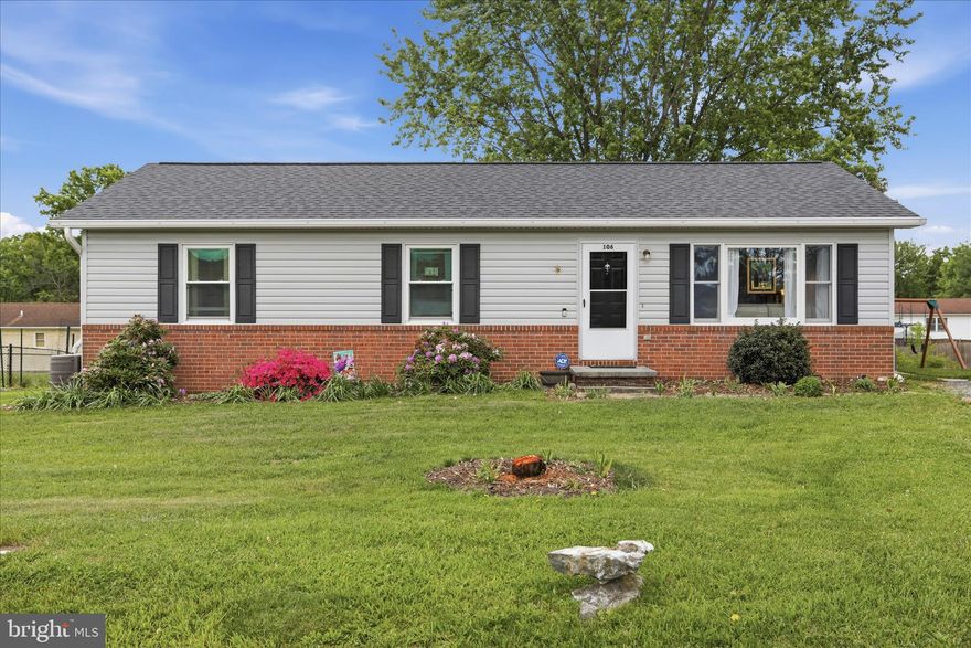 Adorable rambler tucked away in a quiet cul-de-sac neighborhood with a convenient location just minutes to I-81, shopping, and restaurants! Fresh paint throughout and recently refinished hardwood floors welcome you into the light-filled living room. The spacious eat-in kitchen offers a laundry area and convenient access to the backyard. Two secondary bedrooms share an updated hall bath, while the primary suite features its own private en-suite half bath.
Step outside to enjoy the beautiful flat yard complete with mature apple and blueberry trees, fresh landscaping, and a refinished deck — perfect for relaxing or entertaining. A new 10x12 deck has been added for extra storage. Major updates include HVAC replaced in 2015 and a new roof in 2022 for added peace of mind!
