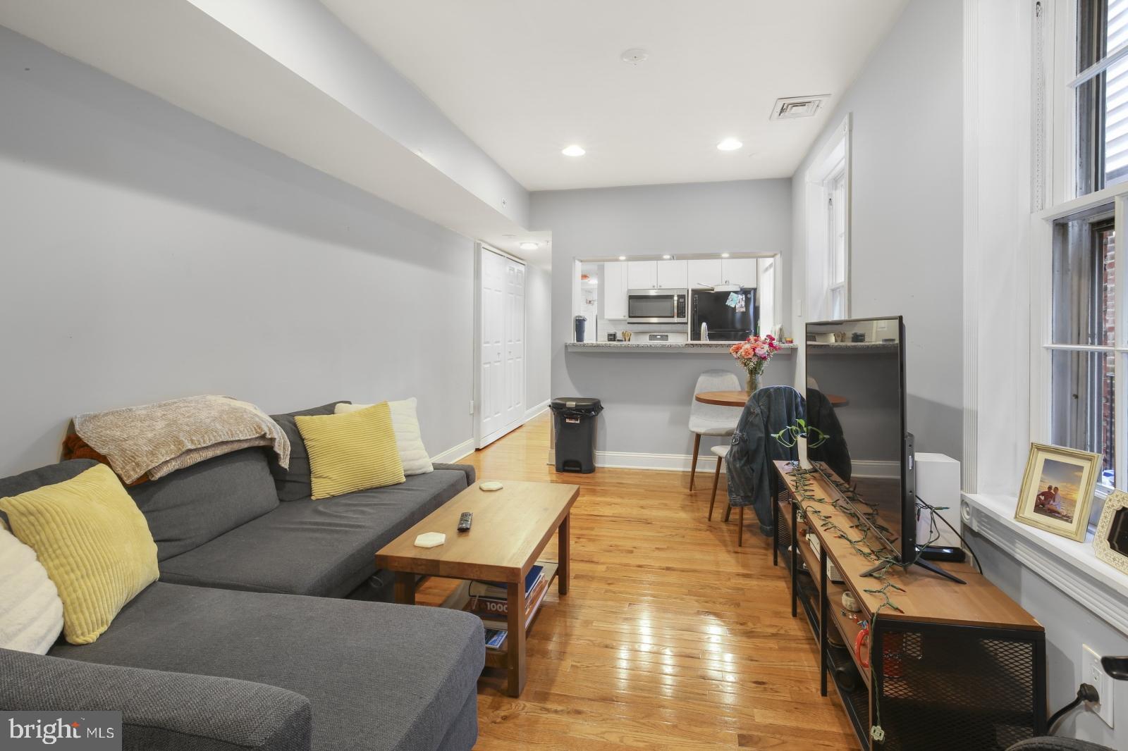 Available Early June:
Welcome to 927 Clinton St #1R! This is a fantastic 1 bedroom, 1 bathroom apartment nestled in the coveted Washington Square West neighborhood. Features include hardwood flooring, recessed lighting, abundant sunlight, shared laundry, a balcony, and beautiful finishes throughout. The common area welcomes you home into an open floor plan with large windows and plenty of space for furniture. The galley kitchen boasts white shaker cabinets, granite countertops, a large window, and stainless steel appliances including dishwasher, microwave, fridge, and oven-stove. Bar seating and a pantry for storage complete your dream kitchen! Your bathroom is behind the kitchen and is equipped with a fully tiled bathtub-shower and a linen closet for added convenience. Continue to the bedroom which is spacious and bright with glass doors to your private balcony and a large closet with built-in shelving. There's a small shared outdoor space and common laundry is available in the basement. Call today to claim this gem as your own!
Lease Terms:
Generally, 1st month, 12th month, and 1 month security deposit due at, or prior to, lease signing. Other terms may be required by Landlord. $55 application fee per applicant. Pets are conditional on owner's approval and may require an additional fee, if accepted. (Generally, $500/dog and $250/cat). Tenants responsible for: electricity, gas, cable/internet, and a $35/month flat water fee. Landlord Requirements: Applicants to make 3x the monthly rent in verifiable net income, credit history to be considered (i.e. no active collections), no evictions within the past 4 years, and must have a verifiable rental history with on-time rental payments. Exceptions to this criteria may exist under the law and will be considered.