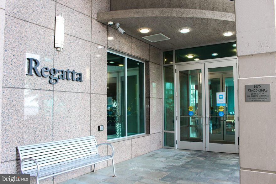 Welcome to this wonderful condo in the luxurious Regatta Tower at Waterfront Square Condominiums.  This 1 bed, 1 bath corner unit with northern and western exposures offers floor to ceiling windows, open kitchen with granite countertops, stainless steel appliances, hardwood floors, central air, wash/dryer in unit and 1 car parking.  The HOA fees cover the following amenities:  indoor heated pool, jacuzzi, steam room, sauna, private massage rooms, snack room, water fountain, yoga/pilates classes (extra fee), dog runs, terrace area with putting green and table, expansive river deck with views of Ben Franklin Bridge and city skyline, 24/7 concierge, guest parking ability and a M-F shuttle with stops along Market Street.  Enjoy the spectacular views, urban serenity and luxurious lifestyle and make this beautiful condo your new home.