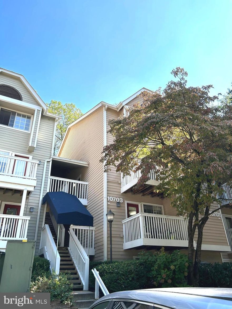 Fantastic value in North Bethesda! Move-in ready multi level condo at The Gables on Tuckerman, a pet-friendly community. Step into the spacious and bright living area  . Dining/living combination, fully-equipped kitchen., wood flooring.  Upper level has a huge primary suite with walk-in closet, a full bath with a separated vanity. Freshly painted throughout. 2 ceiling fans. Full-size washer and dryer. Community amenities include a clubhouse with gym, outdoor pool, tennis courts, and playground. plenty of  parking spaces. Conveniently located less than 1 mile from Grosvenor Metro. Minutes to  I-270, 495, Whole Foods, The Bethesda Trolley Trail, shops and restaurants of Pike & Rose, and Strathmore. Top school districts.