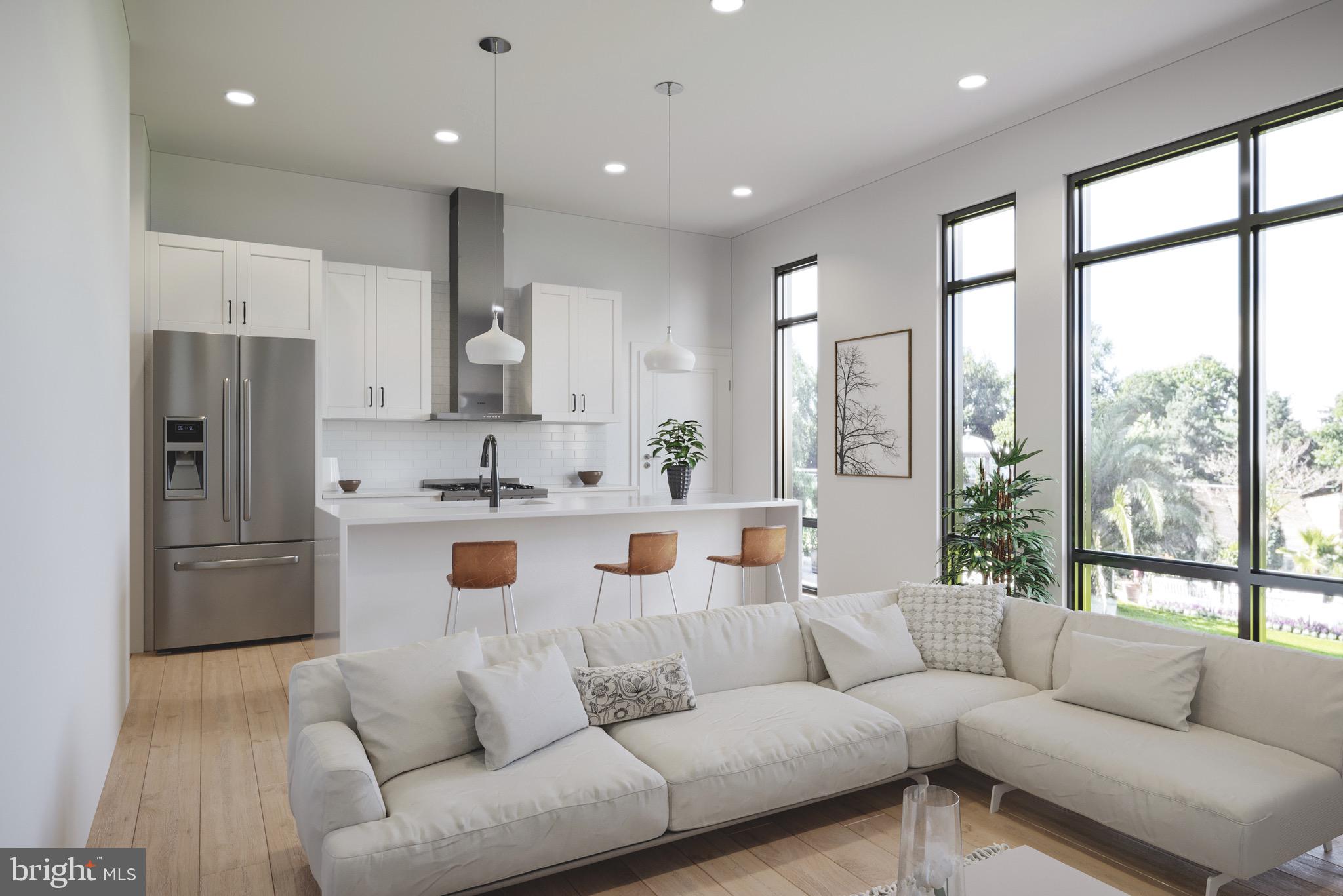 Are you looking for a FULLY CUSTOMIZABLE, new construction 2 BD | 2 BA modern condo unit with private backyard space located in Olde Kensington, within walking distance to the popular Northern Liberties and Fishtown neighborhoods??? And did we mention a 10-year tax abatement!?
Presenting The Palmer, In 1730, Anthony Palmer purchased the land that is now Olde Kensington and today we honor him by choosing his last name to title this brand new property.
This condo was built and developed by Atlas Properties and part of a 5 unit boutique condo building (low condos fee projected at 125 per month) with soaring 10 ft ceilings, floor-to-ceiling windows with crazy natural light, and a shared roof deck! So what does "fully customizable" mean? Let us explain, buyers will have the opportunity to choose flooring, kitchen cabinet color, countertops, backsplash, bathroom tile, the color of your fixtures, lighting, etc. You name it and we can probably customize it! An opportunity like this does not come around often!
As you enter this flat, you will be greeted by a flowing open concept floor plan with wide plank hardwood flooring throughout. The large kitchen that looks out to the spacious living and dining area features stainless steel appliances (slide in gas range), and an expansive waterfall island. Off the kitchen you will find a large laundry room great for storage. Next, enter the spacious master suite with hardwood flooring, large windows, an en-suite bathroom with a modern stall shower, a MASSIVE walk-in closet, and high ceilings. Continue on to the guest bedroom with a similar layout featuring an en-suite bathroom with door off the hallway for guests and a spacious closet. Finally, enjoy a large shared roof deck (with center city views and overlooking Cruz Playground), for all your outdoor dining gatherings.
Conveniently located in between the popular Fishtown and Northern Liberties neighborhoods with easy access to some of the best restaurants, shops, and parks like Laser Wolf, Frankford Hall, ACME, Heirloom Market, Apricot Stone, El Camino, Suraya, Front Street Cafe, Reanimator Coffee, La Colombe, Evil Genius, Mulherin and Sons, Human-Robot, Cruz Playground, Hancock Playground and more!
The property is framed and approaching drywall so walk-throughs are welcome! The estimated completion date is mid January.
