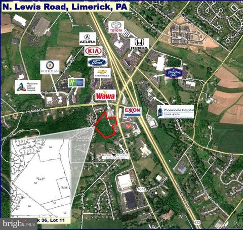 Vacant Land For Sale - 545 N Lewis Road<br/> Montgomery County, ROYERSFORD, PA 19468