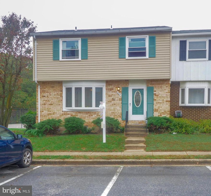 End Unit 4 Bedroom 2.5 bath Townhome with 3 finished levels and a fenced in rear patio area conveniently located in front of the community amenities.   The rear patio is perfect for morning coffee, back yard BBQ's, or evening dinners.  The fully finished basement has built in shelving and a bar area that is perfect for gatherings and hangouts, a playroom with work space, Man Cave  or whatever suits your needs.  All windows have been updated (Basement and Bay Window 2020) all other windows 2013.  Hot water Heater was replaced 2017.