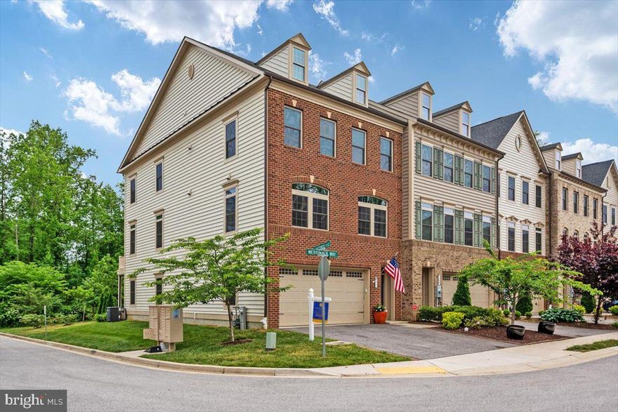 Enjoy the perfect mix of comfort and luxury in an ideal location you can call home. This 3000+ sqft turn key  end unit features stunning custom trim work - New carpet  - 10ft extension on all 3 levels - 9ft Ceilings  - Extra added ceiling lights - Upgraded Oak stair rails - Garage has epoxy floor and sky loft storage - Nest doorbell - The kitchen has a generous 13 foot island with custom counter to ceiling backsplash and spills out to a large deck that overlooks a landscaped area.  An entertainers delight with a custom paver patio underneath for tons of outdoor space! Finished room in basement for easy 3rd full bathroom installation. This brick front home with 2 car garage will not disappoint or last very long, schedule a showing today! Minutes from downtown Annapolis while being centrally located between Washington D.C and Baltimore MD.