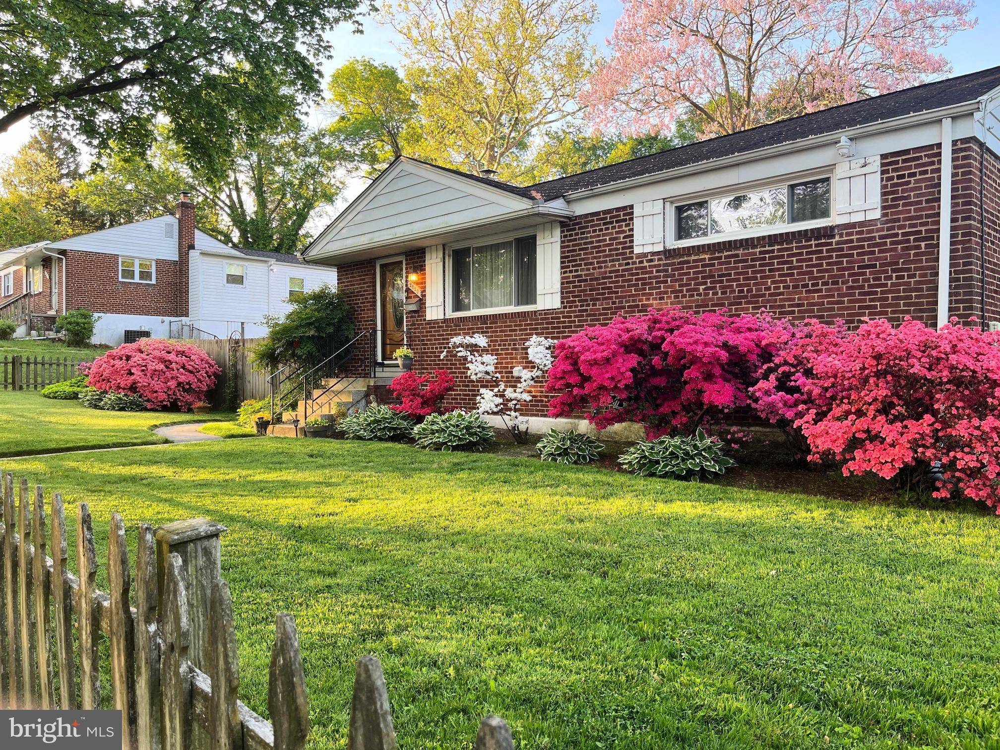 2820 Harris Avenue stands out for its space and privacy on a generous corner lot. The fenced yard is mature, quiet, and features a striking dogwood at the front, with bright azaleas for color. The all-brick ranch-style home is well-kept inside and out - three bedrooms, two full baths, a finished lower level, and original hardwoods throughout. The kitchen is updated with new cabinets, granite counters, stainless steel appliances, and a gas stove. Fresh paint, newer windows, a whole-house generator, and a recent electrical upgrade add peace of mind. Out back, you’ll find a private yard with a tall fence, patio, banana tree, and two storage sheds - ideal for relaxing or hosting friends. The location offers convenient access to everything you need: close to shops, restaurants, the Metro, and quick access to the ICC, I-495, and D.C. This home has been thoughtfully maintained and is ready for you to see today!