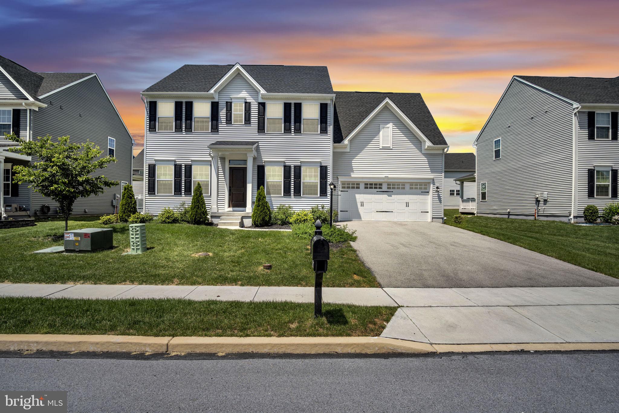 Location, Location and Location! Looking for a new place with spacious and well maintained you could call home? This will be the one! This beautiful and newly single family home is located in the desirable GRAYHAWK LANDING neighborhood and in Cumberland Valley School District . The home features two story and many upgrades, including, but not limited, 9 feet ceilings first floor, high quality LVP ( - Luxury Vinyl Tile & Plank) on the entire first floor, upgraded iron stair balusters, upgraded beautiful wood stairs, upgraded kitchen with granite counter tops, a large center island, Sensor & Touch Faucets kitchen faucet, tile back-splash, stainless steel appliances, additional recessed lighting, additional windows allows plenty of natural sunlight into the home, upgraded bigger owners' suite with two walk-in closet, tray ceiling, and walk-in /tiled shower with two shower heads and the sitting area, a double vanity keep peace in the morning when getting ready, two-car garage and and much more! The home has all! the 4 bedrooms, 2.5 bathroom, has over 3000 sqf (including the finished basement space), natural gas heating, tankless hot water, and central air conditioner, with partially finished basement , tankless hot water equipment, newly installed APCO-X Air Treatment system that Reduces odors, bacteria, viruses, mold, and other harmful microorganisms that can circulate through the air to your home! It is located in a very convent location, easy to get to highways, shopping center, walk distance to the future Costco wholesale Club! Simple words: A great home and in a great community and closer to local shopping areas! Call your agent and come to see it!