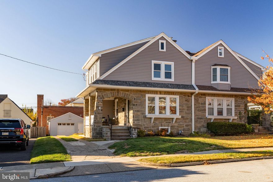 If you’re looking for a village, look no further. Erdenheim, a community in Springfield Township, is the "crème de la crème.”

5 Erdenheim Road is a beautifully updated twin home in Erdenheim Terrace that blends classic character with modern comfort. A highlight of this home is the expansive and charming front porch—ideal for morning coffee, evening relaxation, or simply watching the neighborhood go by. This 3-bedroom, 1.5-bath gem features original hardwood floors throughout, an abundance of natural sunlight, and a cozy wood-burning fireplace. The inviting and updated kitchen includes a new oven (2022) and a comfortable eat-in bar, a sweet spot to catch up with family or friends while someone prepares a snack or meal.

Enjoy peace of mind with major updates already done: new vinyl siding, all new windows and trim, a new roof (flat and pitched),an upgraded 200-amp electric panel, and new rear doors off kitchen.  The basement provides excellent storage space and includes a new hot water heater (2024), new basement door (2023), and new washing machine (2022). Preventative upgrades include a french drain and sump pump (2023). 

Outside, you’ll appreciate a  private driveway and garage. Enjoy a short walk to Enfield Elementary as well as Hillcrest Pond and Cisco Park - a hub for community events and concerts. Don’t forget to stop and visit the Emus and Llamas on Montgomery Ave, across the street from the park! Just down the street is the beloved Fairlane Grill, a corner diner that is a local favorite.  Nature lovers will enjoy being just a 10-minute drive to the Morris Arboretum and Gardens. This prime location offers easy access to commuter routes and local shopping/dining in Flourtown and Chestnut Hill.

With timeless character, thoughtful upgrades, and an unbeatable location, 5 Erdenheim Road is truly move-in ready and waiting to welcome you home.