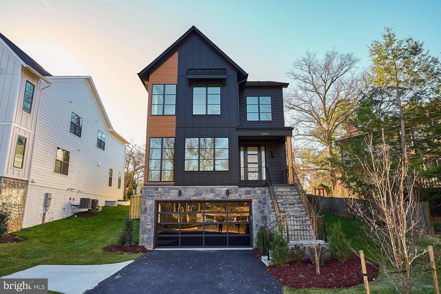 A Nearly New Modern Home for Rent in the highly regarded Langley/Cooper/Churchill Road School District.  Enjoy this 2021 built home with 5 bedrooms, 4 1/2 bathrooms, a home office, recreation room and wood flooring on all three levels. The  kitchen features quartz countertops, a large island, wood cabinets, stainless steel appliances with gas cooking, a butler's station and a walk-in pantry. The main level family room has a gas fireplace and sliding doors to the backyard. The master suite has 2 closets and a spa like bath with double vanity, soaking tub and a separate shower. The home is fully fenced and has a stone paver patio. Immediately Available. Convenient location--walk to downtown McLean, library, Community Center and McLean Central Park.