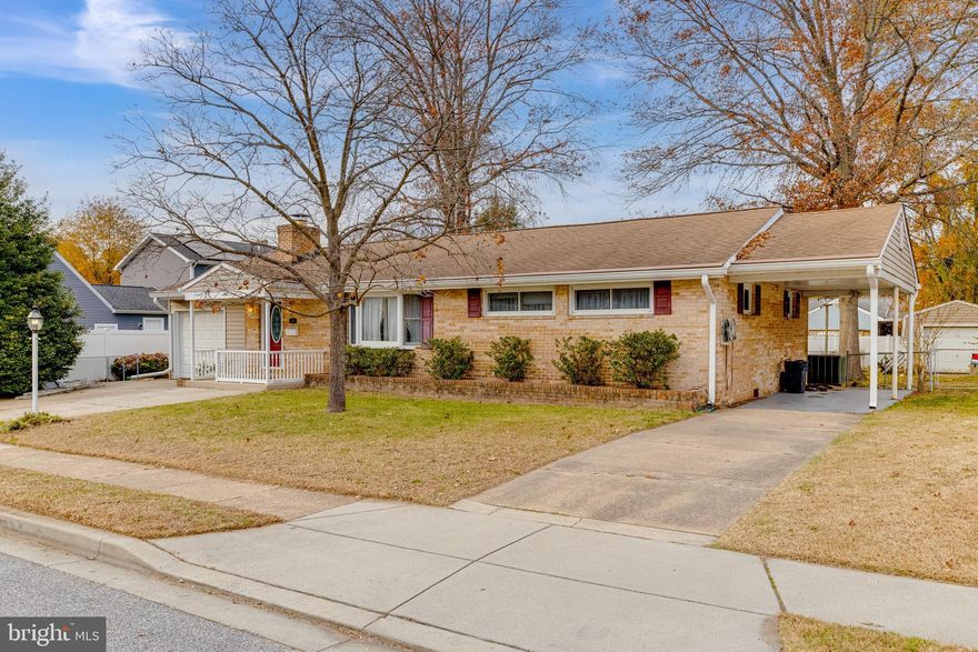 Welcome to this 3 bedroom, 2 bedroom rancher in a great location in Pasadena Manor, close to major thoroughfares like Rt 100 & 2, as well as shopping, dining and not far from the water.  This home is larger than most others in the neighborhood with a fully finished basement, one car garage and attached carport as well as a large bumpout 4 season sun room.  This home has a fully fenced backyard with shed and patio.  Inside wood floors cover the main floor throughout, there is a brick fireplace in the large front living room, a kitchen with full appliances that opens into a dining room, followed by the sunroom bumpout.  Down the hallway are three bedrooms, as well as full bath with tub shower combo.  Taking the stairs to the basement brings you to a large fully finished storage area with a fireplace, a laundry room, lots of storage, and a second full bath.  This home is being conveyed in as-is condition, however since carpets has been removed from bedrooms and the sunroom the sellers will offer a $10K flooring allowance to any potential buyers.  This is a great bargain for the area, come see it today!