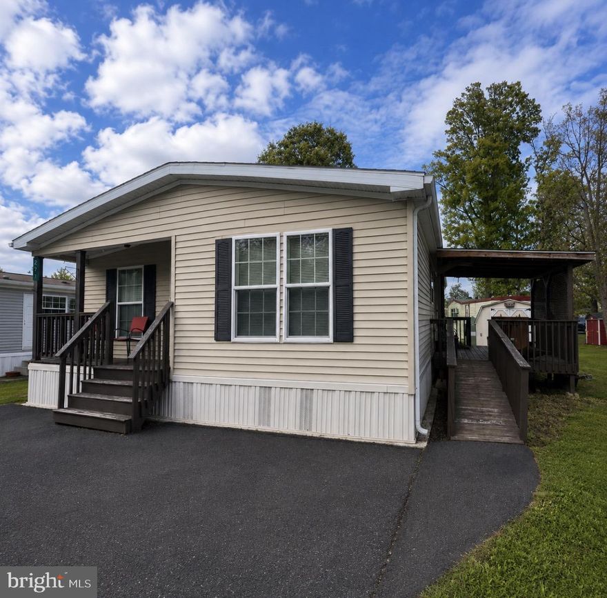 After many years of ownership, the original owner is ready to part ways with this well-maintained home in the highly desirable Richland Meadows community. The property is being sold in as-is condition and is being handled by a Power of Attorney, who has limited information regarding the home's history and condition.

Inside, you'll find comfortable one-floor living with handicap accessible ramp and handicap master bath adaptations. This functional layout and plenty of potential for personalization. Whether you're a first-time buyer, downsizing, or simply looking for an affordable home in a convenient location, this property deserves a look.

Richland Meadows is one of Quakertown's most sought-after manufactured home communities and features one of the lowest land lease fees in the area. The monthly lot rent of just $655 includes water, sewer, and trash service, helping keep ownership costs predictable and affordable.

Unlike many similar communities, Richland Meadows is not age-restricted, providing flexibility for a variety of buyers. Conveniently located in one of the most desirable areas of Quakertown, residents enjoy easy access to shopping, dining, parks, schools, and major commuter routes including Route 309, Route 663, and the Pennsylvania Turnpike.

Affordable, well cared for, and located in a fantastic community, this is a rare opportunity to own a ranch home in one of Quakertown's most convenient locations. Bring your vision and make it your own.