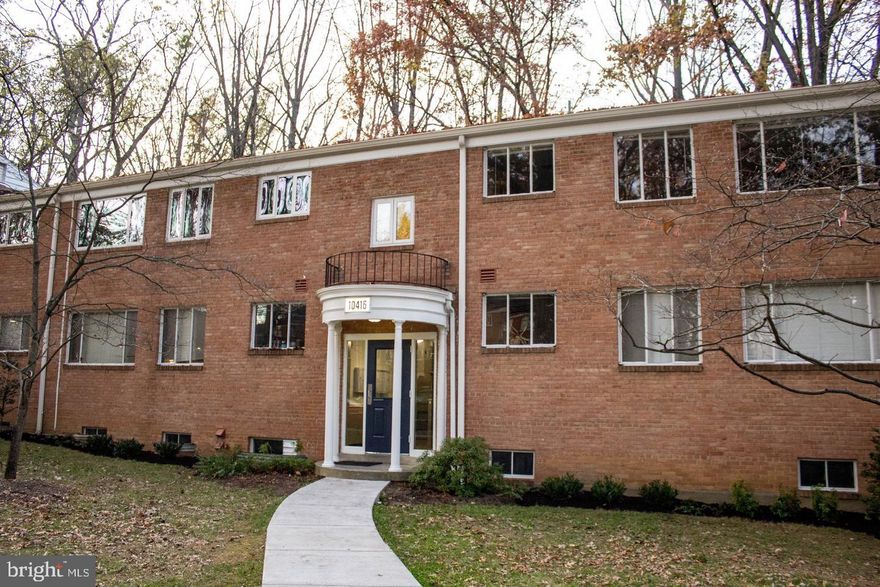 Clean, move-in ready top floor unit with freshly stained hardwood floors, updated kitchen, stainless steel appliances and an updated bathroom. 2 Parking spaces and plenty of off street parking. Storage space in lower level of the building. Great location! Close to Metro, Marc Train. Near NIH, USUHS, Walter Reed & Downtown. Easy Access to Beltway and I-270.