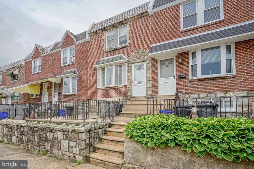 Welcome to 4224 Chippendale Ave – a beautifully updated brick rowhome situated in the desirable Mayfair section of Northeast Philadelphia! This charming 3-bedroom, 1-bath home features a fenced-in front concrete patio, perfect for relaxing or entertaining.

Step inside to brand-new carpeting throughout the home and a spacious, sun-filled main level that includes a large living room and an open-concept dining area. The stunning, fully renovated kitchen boasts ceramic tile flooring, white shaker cabinets, granite countertops, a stylish subway tile backsplash, and all-new appliances including a gas range, refrigerator, and built-in dishwasher.

Upstairs, you’ll find three generously sized bedrooms, each with ceiling fans, and an updated full bathroom with a shower/soaking tub combo. The finished lower level offers even more living space with durable ceramic tile flooring—ideal for a family room, playroom, or home office—plus a separate laundry room complete with washer and dryer.

This home also includes a 1-car attached garage and private driveway, providing convenient off-street parking. Enjoy easy access to local restaurants, shopping, schools, public transportation, and all the amenities Northeast Philly has to offer.

Don't miss your chance to own this move-in ready gem in a prime location—schedule your showing today!