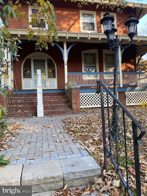 3 Story Single Rental. This unit consists of a private entrance, Large cover porch, Large Foyer/entry room could be used as a sitting room, basement access for storage, 2nd floor has 2 bedrooms, living room with non functioning fire place, Eat in Kitchen (newer stove, microwave & dishwasher) and full bath. 3rd floor has 1 additional bedroom, full large bath and laundry room (large enough to use as an office or storage room). This incredible rental has old built-ins, wainscoting, large closets and old world charm. Also included 2 car parking in rear. $60 application per adult. Prospective tenant must have at least a 650 residential score and approximately $2,300 gross weekly income. Due at signing 1st month, last month and 1 month security. Unit is available for asap move in.