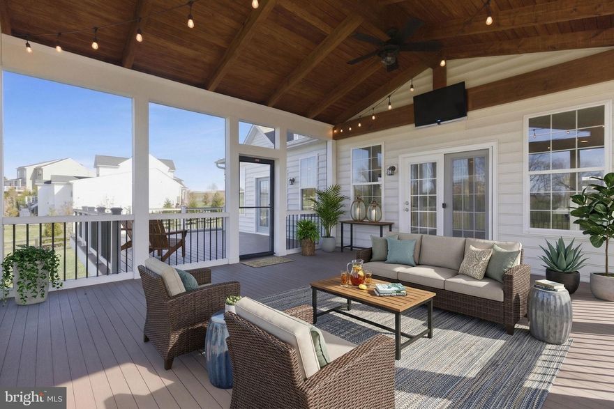 Welcome to 14997 Lynnford Ct in the sought-after Reserve at Waterford, beautifully situated on 1.67 acres with scenic and mountain views. This spacious K. Hovnanian Albany model offers 5 bedrooms, 4 full baths, 1 half bath, and a 3-car garage, with thoughtful upgrades and abundant natural light throughout.

The main level features hardwood flooring, a gourmet kitchen with stainless steel appliances and granite countertops, and comfortable gathering spaces ideal for everyday living and entertaining. The Grand Morning Room extension expands the family room, breakfast area, office, and upper level, creating an open and inviting flow. Shiplap accents in the family room and laundry room add custom character, while the main-level office provides an ideal space for remote or hybrid work. A spacious main-level laundry room also functions perfectly as a practical everyday drop zone.

The upper level features a spacious primary suite with a walk-in closet and ensuite bath complete with a soaking tub and separate shower. Two additional bedrooms each feature private ensuite full baths, while two additional bedrooms share a full bath, providing comfortable accommodations for family or guests.

Outdoor living is exceptional with a 20x20 screened porch and 16x20 Trex deck with stairs, a $90,000 seller addition designed for relaxing, entertaining, and enjoying the surrounding views.

The walkout lower level remains unfinished, offering excellent potential for future living space, recreation, or multi-generational possibilities.

Ideally located near Historic Waterford and just minutes to the shops, dining, and amenities of Purcellville and Leesburg.