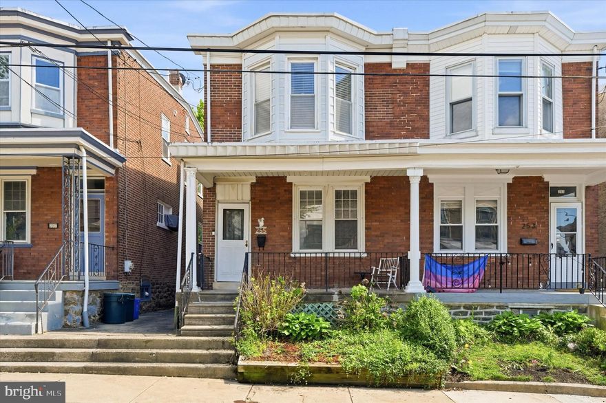 Nestled in a sought-after private location in Roxborough, this charming three-bedroom home offers the perfect blend of comfort, potential, and style. You will immediately fall in love with the front porch perfect for summer evenings. Step inside through a charming vestibule, to find high ceilings that create an open, airy feel throughout, complemented by an updated kitchen with a huge island and modern finishes.  The second floor features three bedrooms, a full bathroom and plenty of closet space! Additional highlights include convenient first-floor laundry, original pine flooring and stained woodwork throughout, and a dedicated workout space in the basement with half bathroom.  The spacious and private backyard backs up to green space and is the perfect spot to unwind day or night; also great for furry friends!  This is an incredible opportunity to add your personal touch and build equity in one of Philadelphia’s most desirable settings.  This home is centrally located to plenty of public transportation options, and all of the dining and shopping Main Street has to offer. It is also convenient to major highways, hospitals and local universities.  Schedule your showing today to see all this home has to offer first hand!