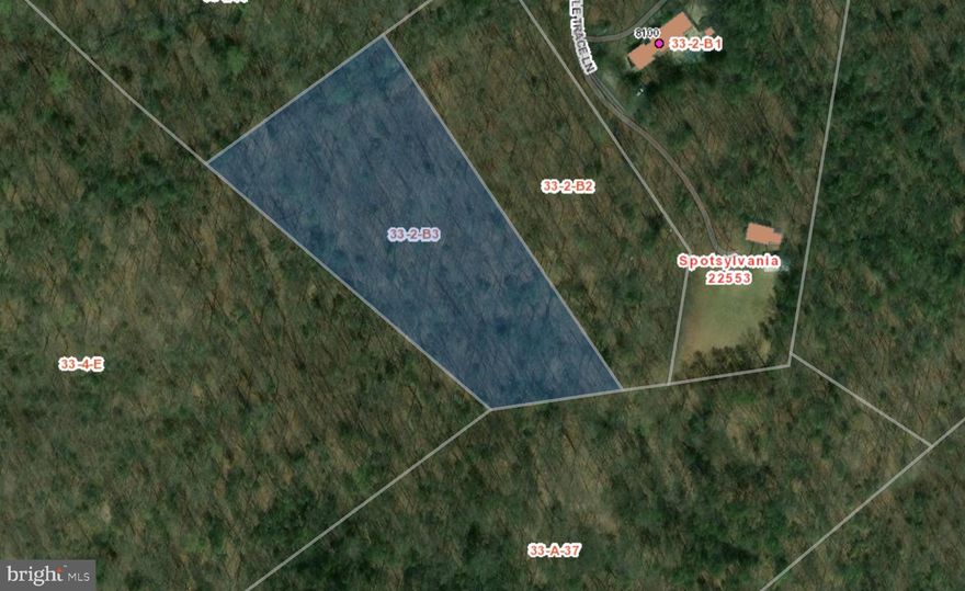 FANTASTIC OPPORTUNITY TO OWN THIS LOT FOR BUILDING YOUR DREAM HOME!  NOT FAR OFF GORDON RD IN SPOTSYLVANIA COUNTY, YOU COULD HAVE THIS NEARLY 3 AND A HALF ACRES OF PRIME REAL ESTATE. DOCS IN HAND FOR CONVENTIONAL DRAINFIELD.  
CLOSE TO EVERYTHING YOU NEED.  DON'T MISS THE CHANCE THAT DOESN'T COME AROUND VERY OFTEN IN SPOTSYLVANIA COUNTY!  
SCHEDULE YOUR SHOWING TODAY