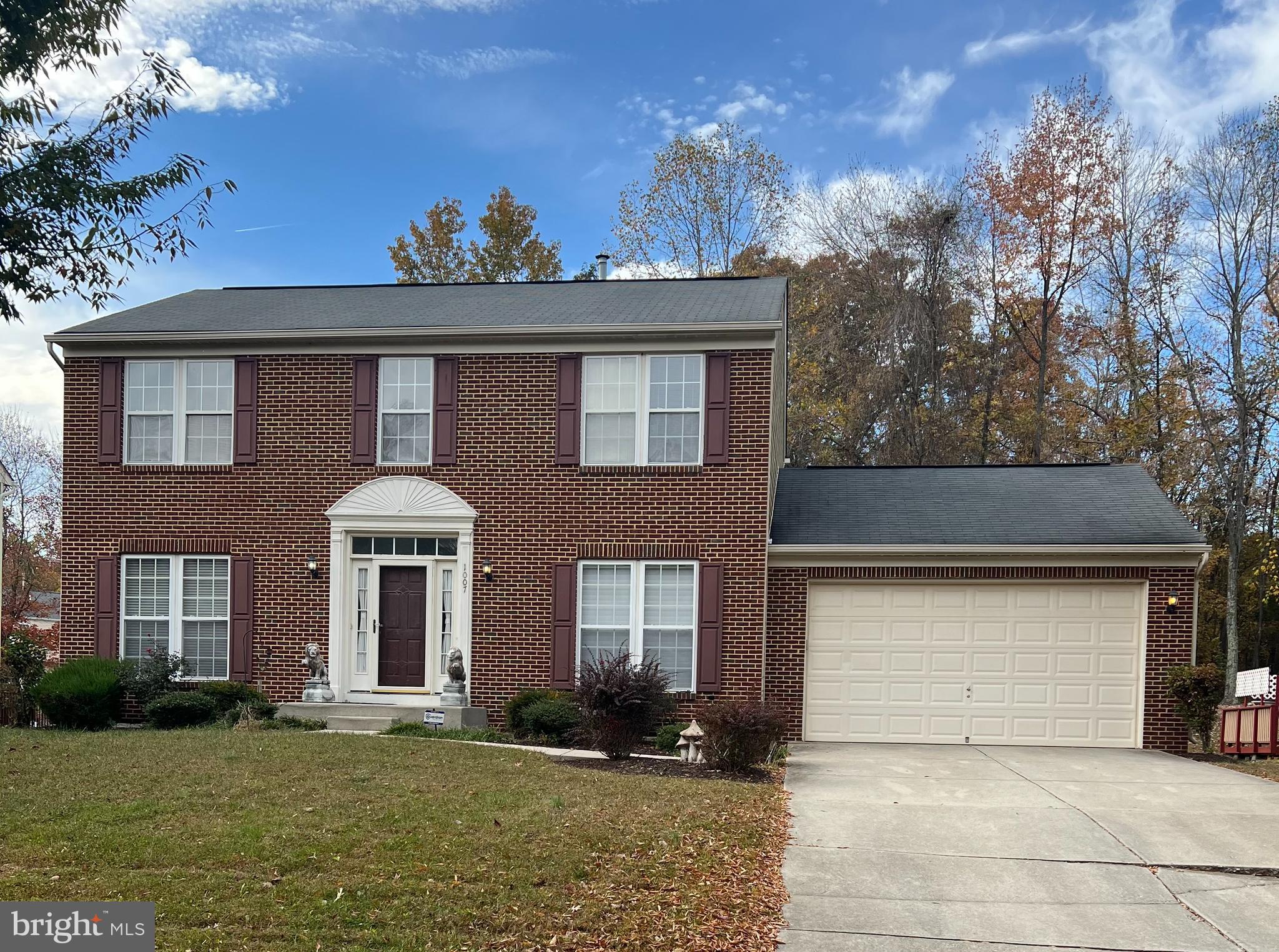 Price Reduced!! Welcome home to this beautiful brick front colonial style home is in Simmons Acres-Accokeek, MD in a desirable community off Rte. 210. This gorgeous home has 3 bedrooms, 3 full baths, 1/2 bath and 2 car garage. The upper-level features 3 bedrooms, with 2 full baths. The first bedroom is the owner’s suite with full bathroom, corner tub and great closet space. Along the hall is a second full bath adjacent to second and third large bedrooms. The foyer has hard wood floors leading to the kitchen, to the left is the living room can be used for a sitting area or office space, to the right is the dining room area great for family dinners. This gorgeous home also features a great kitchen design with family room across from the kitchen, great for hosting dinner parties or relaxing by the fireplace. The lower level is great for recreation and entertaining has a full bathroom, walk out basement to back yard or can be used as 4th bedroom. Well-kept landscaping in front yard with sprinkler system, the backyard has one shed great landscaping as well with spacious deck great for entertaining. Nearby commute to Rte. 495/295 to beltway, Washington, DC., Alexandria and Arlington, VA. Easy access to Fort Washington Marina, National Harbor, Tangler Outlets and MGM Casino.