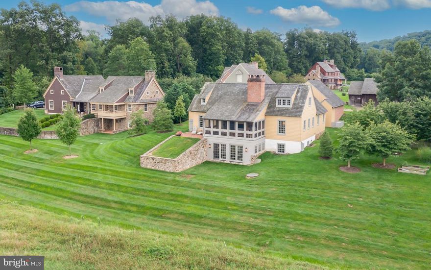 PRICE REDUCED! New opportunity to own a stunning property!  If you are looking for a distinctive place to call home, you will find it in this elegant, yet comfortable 18th Century Period home.  
Located in Olde Bulltown Village, this home brings the ambiance of a time past together with the convenience and sophistication of state-of-the art home systems and highest quality construction to create an extraordinary living experience.  Adding to this quality craftmanship, its location on a premier lot overlooking the 11th Fairway of French Creek Golf Club offers picturesque and unobstructed views of the course, rolling hills, and bucolic countryside ...  and an opportunity to enjoy the splendor and tranquility of the four seasons. 
Olde Bulltown Village offers a unique spirit of warmth and welcome, making it a very special place to live.  And, for a golfer, it is a dream come true!  The golf course, designed by Gil Hanse, the designer of the 2016 Olympic Golf Course, is owned by Escalante Golf, a boutique owner of some of the most prestigious golf courses and private clubs in the country.  
Constructed in 2010 by Stoltzfus Enterprises Builders, the home served as the model home for Bulltown Village.  The current owners, who are the first owners of the home, recently completed an extensive two-year expansion and renovation program.  Using  experienced craftspeople and artisans schooled in the design of reproduction period homes, the home offers exceptional quality with a unique attention to detail, plus a seamless integration of technology and amenities.  The renovation encompassed the interior, exterior, and infrastructure of the home, including new Wolf and Sub-Zero appliances, new geothermal unit, smart-house attributes, plus the addition of a beautiful new room and screened porch, increasing the size of the home and providing additional and flexible living opportunities. The result … a modern  “ease of living” and a maintenance-free lifestyle, while preserving the look, feel, and charm of a time past. 
The home offers three levels of living plus an oversized two-car garage with Gladiator cabinetry and storage loft above.  The main floor living/great room, kitchen, dining, laundry, foyer and powder room, plus main floor master bedroom suite provides the opportunity for “one-floor“ living.   The upper floor bedroom and loft offers a new bathroom, shower and vanity.  The  lower floor includes a large gathering room with media and surround sound, new dedicated exercise room, as well as a bedroom and full bath allowing the level to be used as a separate suite if desired.  The addition of a beautiful new room with French-door walk-out, stone walls, reclaimed barnwood ceiling, and heated floor with windows overlooking the golf course can serve as an office, game room or sitting area.   
This home is a rare find that offers a masterpiece of quality, individuality, and timeless style together with the ambiance of the Olde Bulltown Village to create a not-to-be-missed lifestyle opportunity.