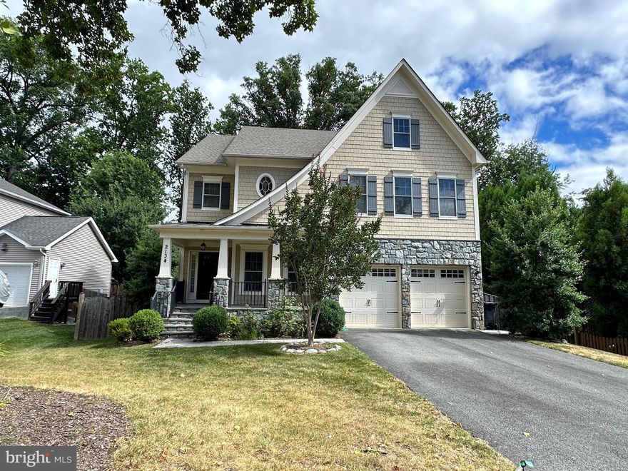 Newer home customized built in 2014. Great location with a short walk to Haycock Elementary school. Luxurious hard wood floor on main and the upper level. 2 rooms (i.e. piano and office/study room) on the mail level. Open space kitchen. 4 bedrooms and 3 full baths on the upper level.  House can be rented furnished at the same price.  Top school pyramid, Haycock ES - Longfellow MS - McLean HS. It has been Owner occupied, well maintained.