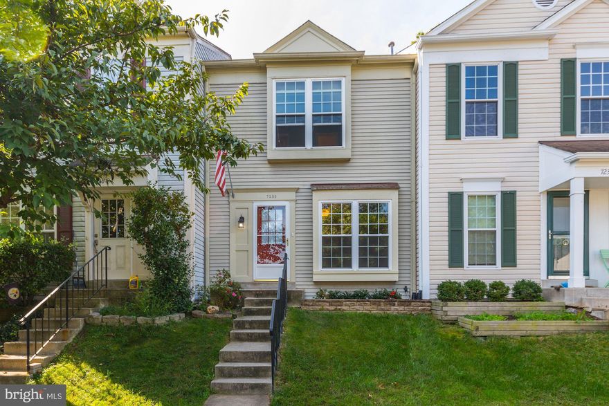 Updated Townhouse in sought after Woodstone Community. Renovated kitchen with granite, SS appliances and kitchen island. Two large bedrooms upper lvl w/vaulted ceilings & generous closet space. Deck off kitchen allows for extension of living space, backs to tree lined Huntley Meadows, walk-out basement with fenced green space for out door pleasure.