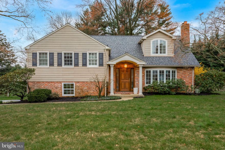 Welcome to this beautiful well maintained and recently improved Colonial home sitting on a large landscaped lot in the sought after neighborhood of Valley Forge Estates. Upon entering the front door you can appreciate the solidly built home with many beautiful upgrades, offering approximately 3100 SqFt on 
2 and a half levels , featuring 4 bedrooms and 3 1/2 recently renovated bathrooms . Lovely hardwood floors throughout adds to the warm and character of this home. Step inside this home which  opens  to a large living room  and dinning room  area ( currently used as a home office ) . To the left enter  to a recently renovated kitchen with great storage room , granite counter tops and stainless steel appliances, leading to a sunny dinning room with incredible views to the extensive backyard  and patio area  where you can sit for a morning coffee or an evening cocktail . Overlooking the expansive fenced backyard with mature trees that creates a lovely setting for a quiet summer evening at home or for entertaining outside with family and friends. The large backyard area offers the opportunity for the new owners to build a pool or pickle ball court. The walkout lower level has a bonus room that can be used as a  tv/ playroom , exercise room or office .  On the second level you will find 3 bedrooms and two of them with in suite bathrooms.  A few steps away leads to the Main Bedroom and ensuite bathroom, cathedral ceilings, generous size walking closets , new carpet ( March 2024 ) and tons of natural light . The Garage was recently refinished  and  upgraded.  The home has a complete brand new roof ( March 2024 ) .   Conveniently located near the Gateway Shopping Center, The King of Prussia Mall  , great dinning establishments near by and walking distance to the Wilson Farm Park or the Valley Forge Park. Easy access to major expressways as 202, 422, 76 and the PA turnpike. 
This home is ideally located to enjoy all that the Wayne community has to offer and the top rated Tredyffrin/Easttown School district !!!
