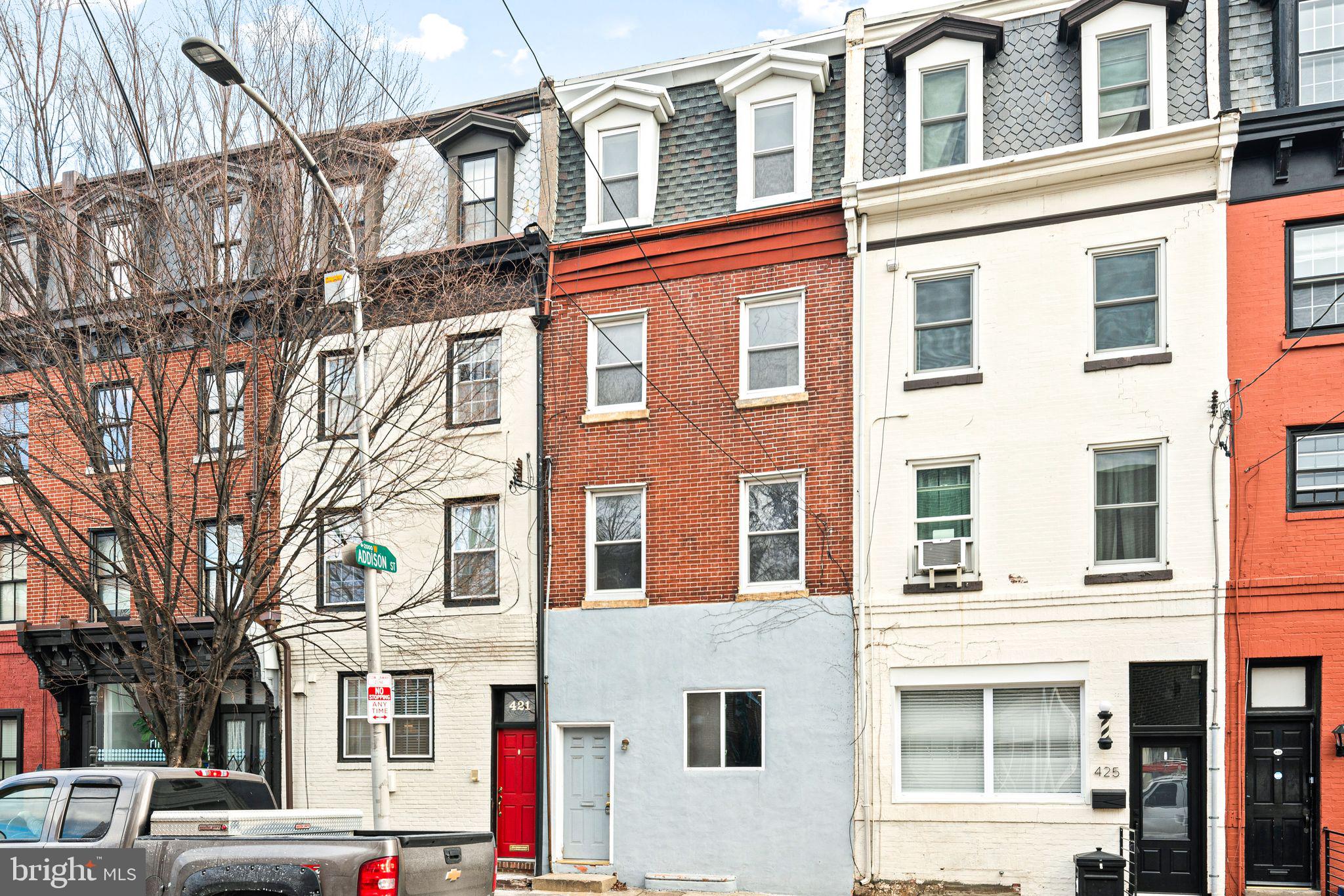 Prime Location in Rittenhouse Square – Endless Potential!
Don’t miss this rare opportunity to own a versatile RM1 property in the heart of one of Philadelphia’s most sought-after neighborhoods. Situated on a fantastic block of 20th Street between Lombard and Pine, this large property offers incredible potential for savvy buyers looking to create an income-producing asset or convert it into a spacious single-family home.
Currently configured as two separate units, the property is perfect for investors or buyers seeking flexibility. The first-floor unit, once a storefront, has been transformed into a junior one-bedroom/studio residence featuring a large kitchen, a private rear yard/deck, mini-split HVAC for efficient heating and cooling, and a finished lower level with a full bathroom. The upper-level unit spans three floors and includes four bedrooms and 1.5 baths. The main level offers an open floor plan with great natural light, a fireplace, and plenty of charm. On the second level, you’ll find two generously sized bedrooms, a full bathroom, and sliding doors leading to a deck with stunning skyline views. The top floor features two additional bedrooms with ample closet space.
Located in Rittenhouse Square, this prime area offers a walkable lifestyle, plenty of amenities like Rittenhouse Square, Rittenhouse Hardware and Palm Tree Market, bars and restaurants like Pub & Kitchen, Parc, Friday Saturday Sunday, and so many others. The area is also serviced by numerous bus routes and bike lanes making commuting a breeze.
This property is perfect for those seeking a home with flexibility in one of Philadelphia’s most vibrant neighborhoods. Whether you’re looking to move in, rent out, or reimagine the space entirely, the possibilities are endless. Bring your vision and creativity to unlock its full value and make it your own.